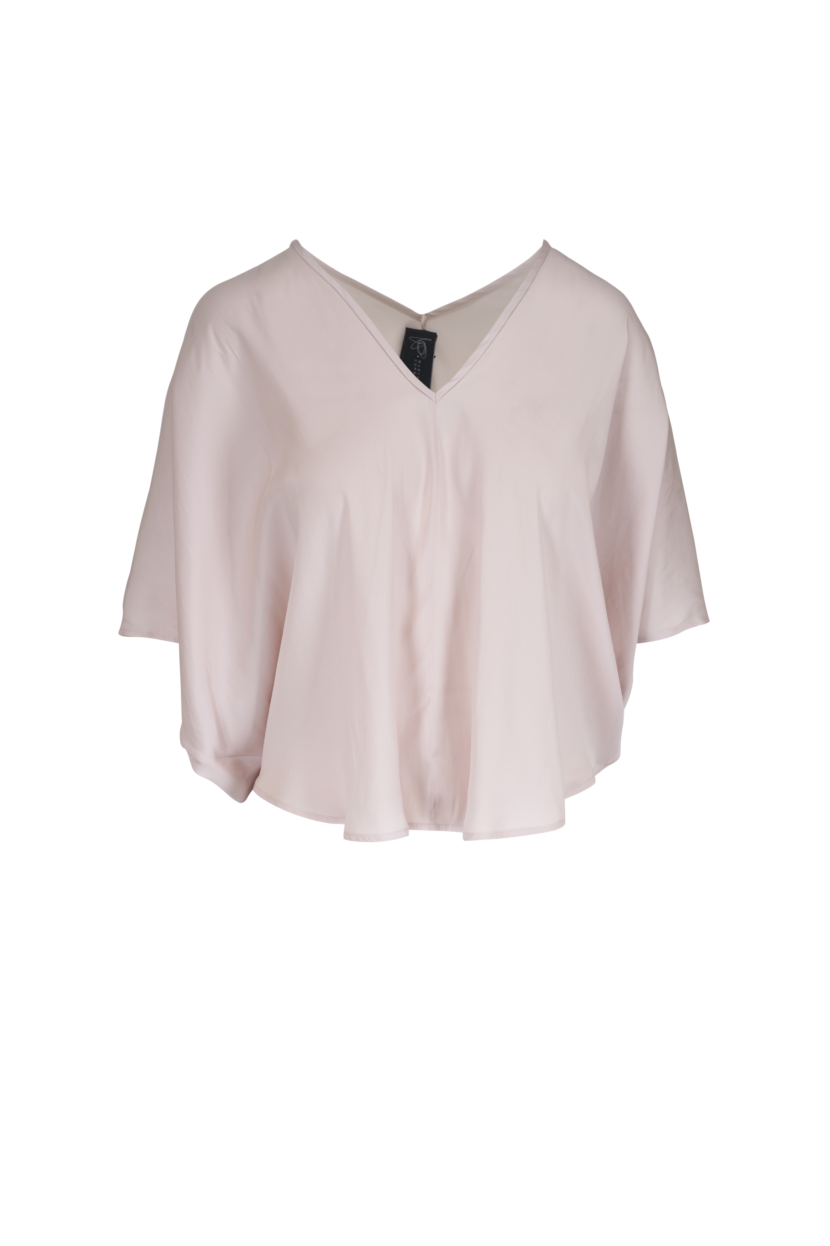 Zero + Maria Cornejo - Fin Gaban Ruffled Black Short Sleeve