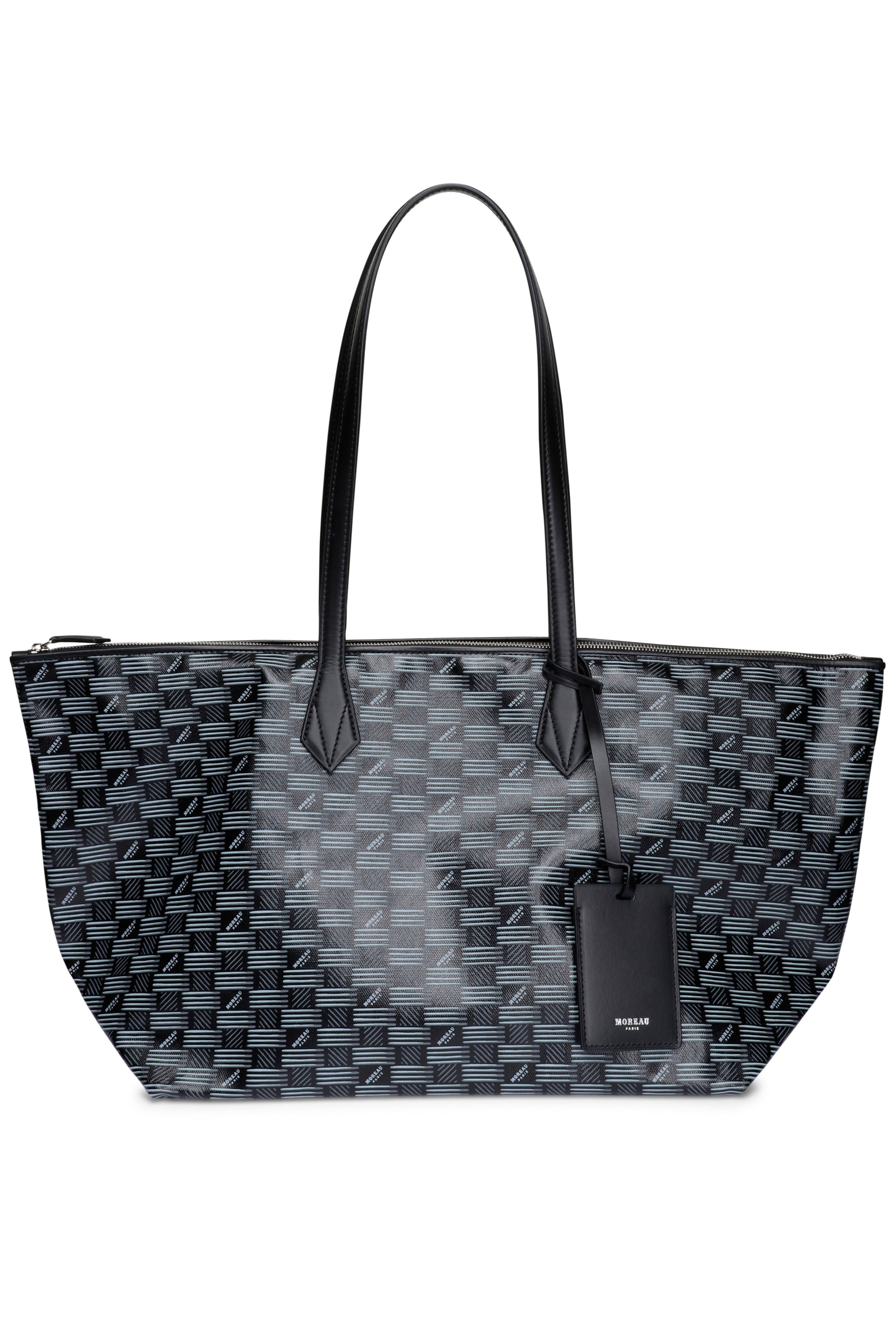 Moreau Paris - Medium Black & White Saint Tropez MM Tote Moreau Paris - Medium Black & White Saint Tropez MM Tote