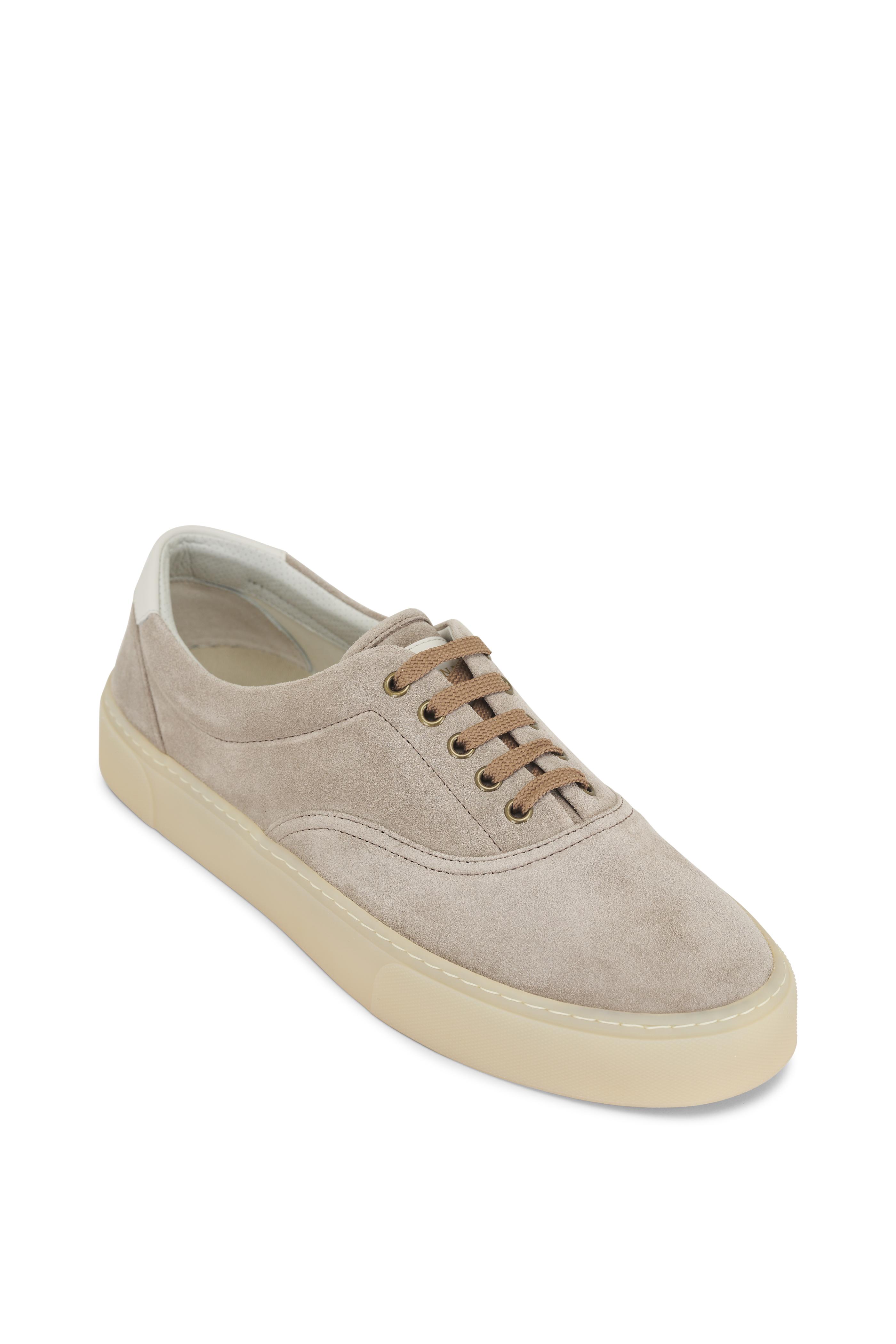 Brunello Cucinelli - Beige Mesh & Suede Running Sneaker