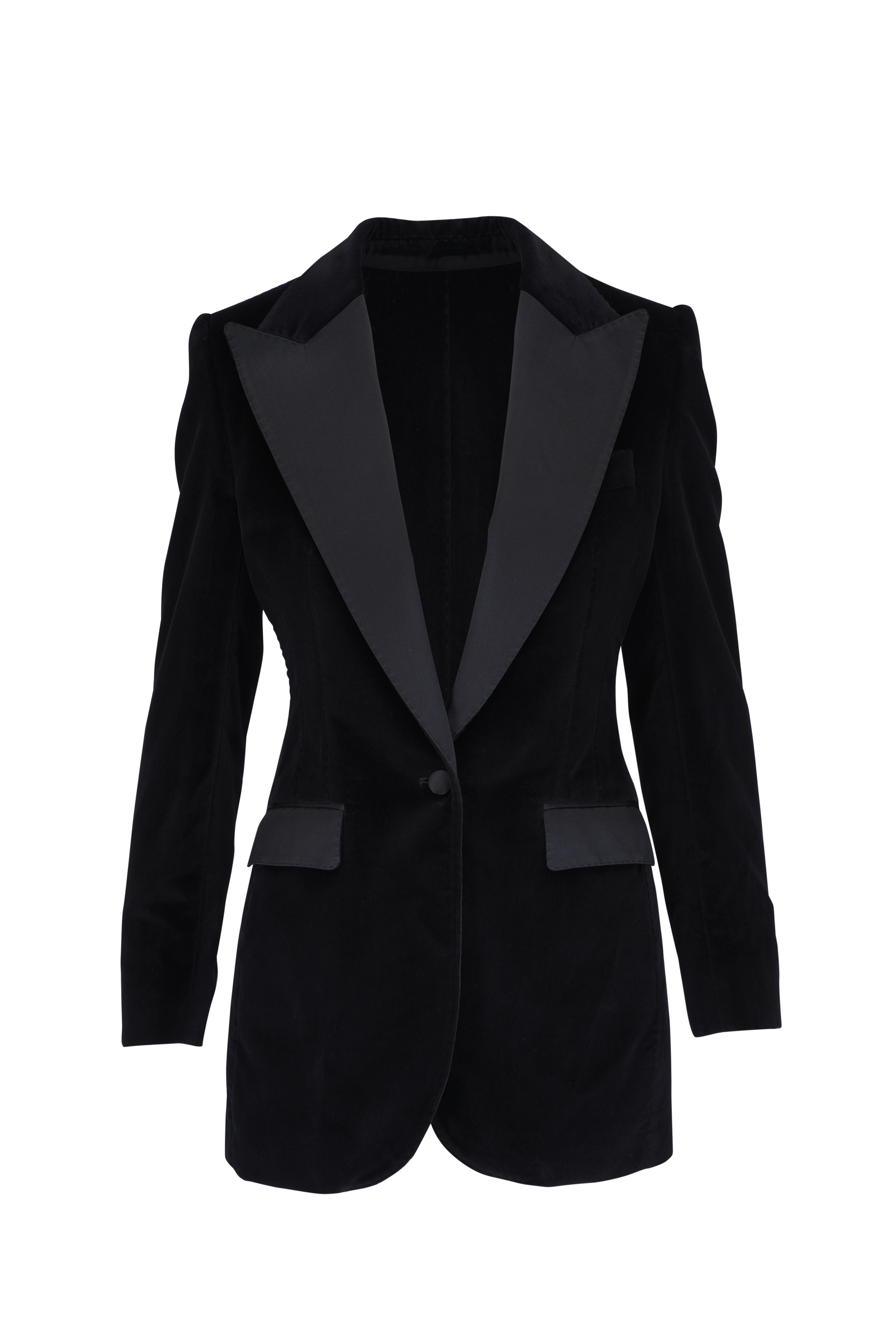 【関税&送料込】Saint Laurent Tuxedo Jacket In Grain De Poud SAINT LAURENT Tuxedo Blazer | REVERSIBLE