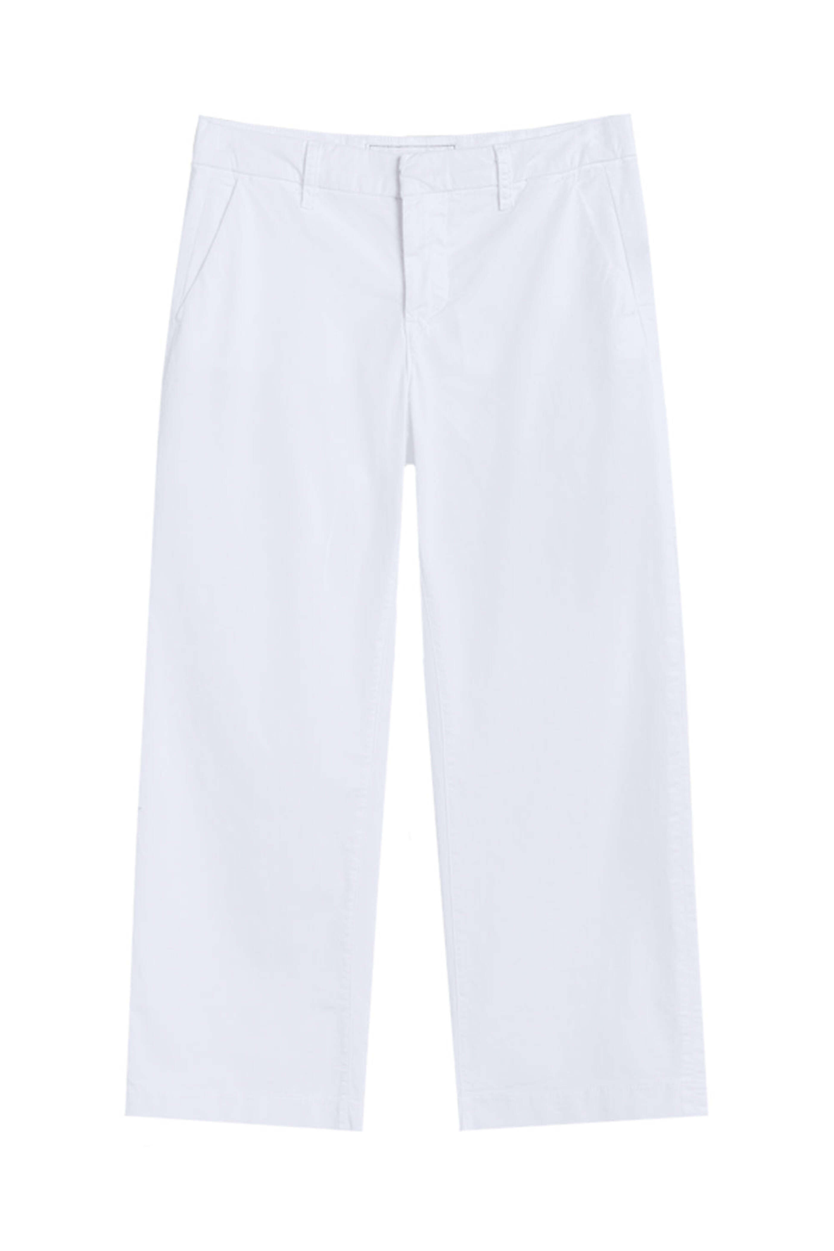 Vince - Optic White Pleated Culotte | Mitchell Stores