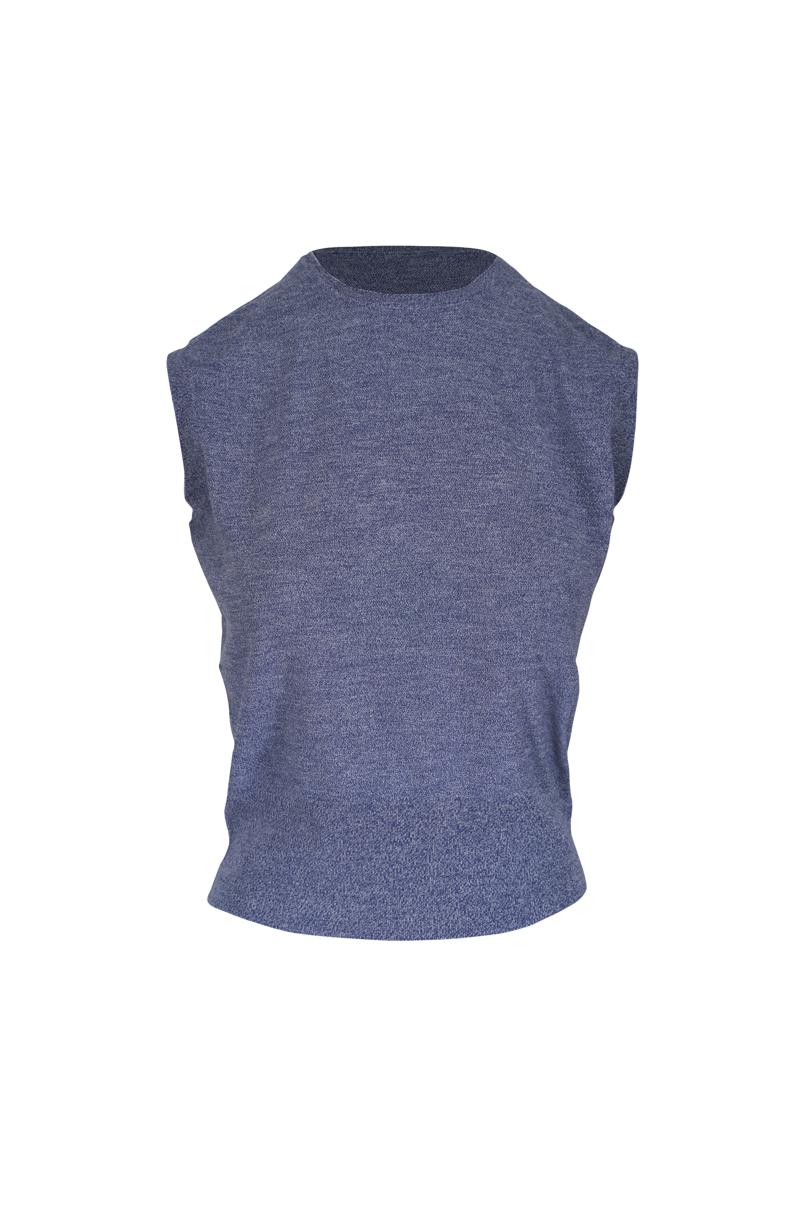 Loro Piana - Angera Navy Blue Cotton T-Shirt | Mitchell Stores