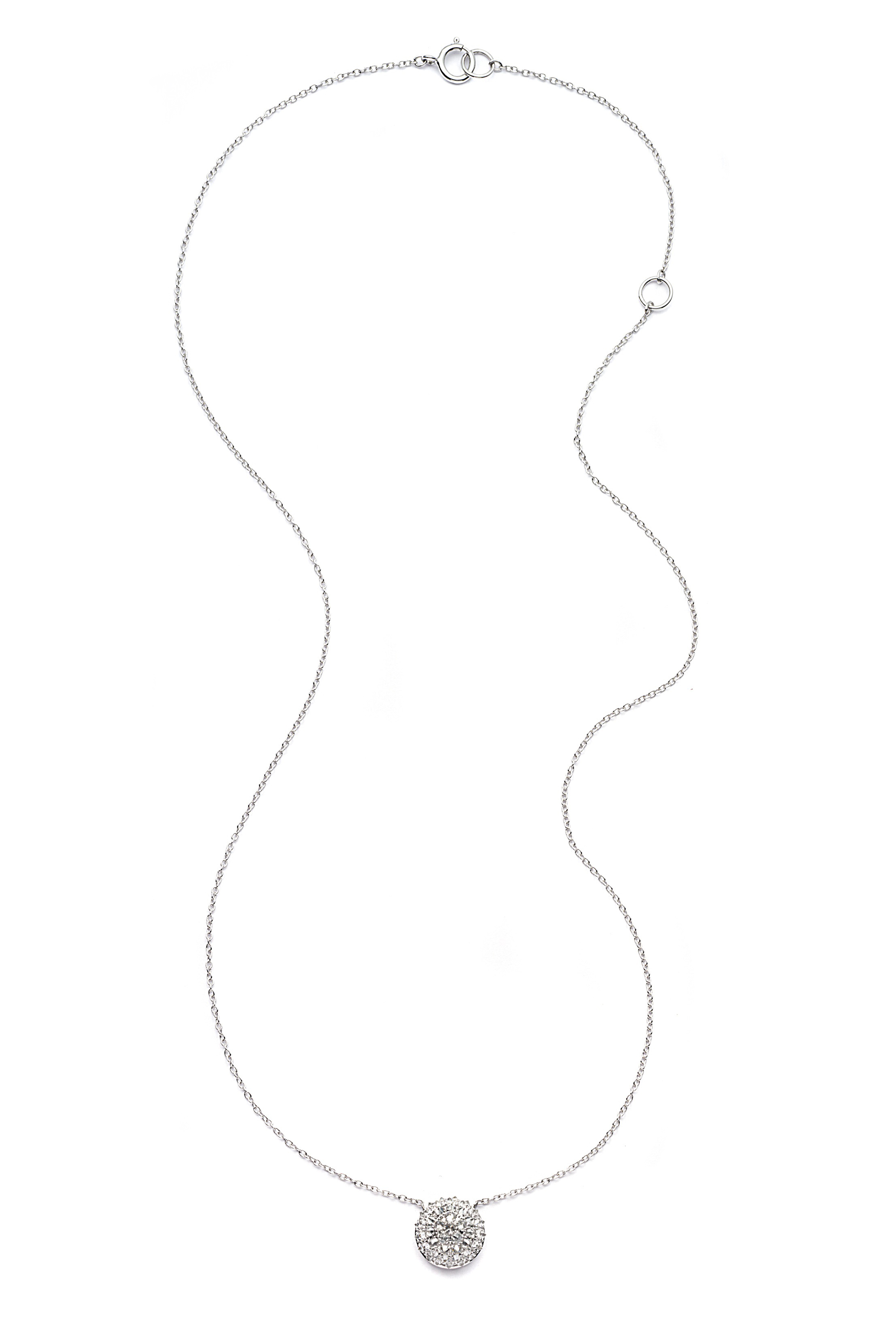 ©️Che♡Che 925 Sterling Silver C Z Drop Cable Chain Necklace 18