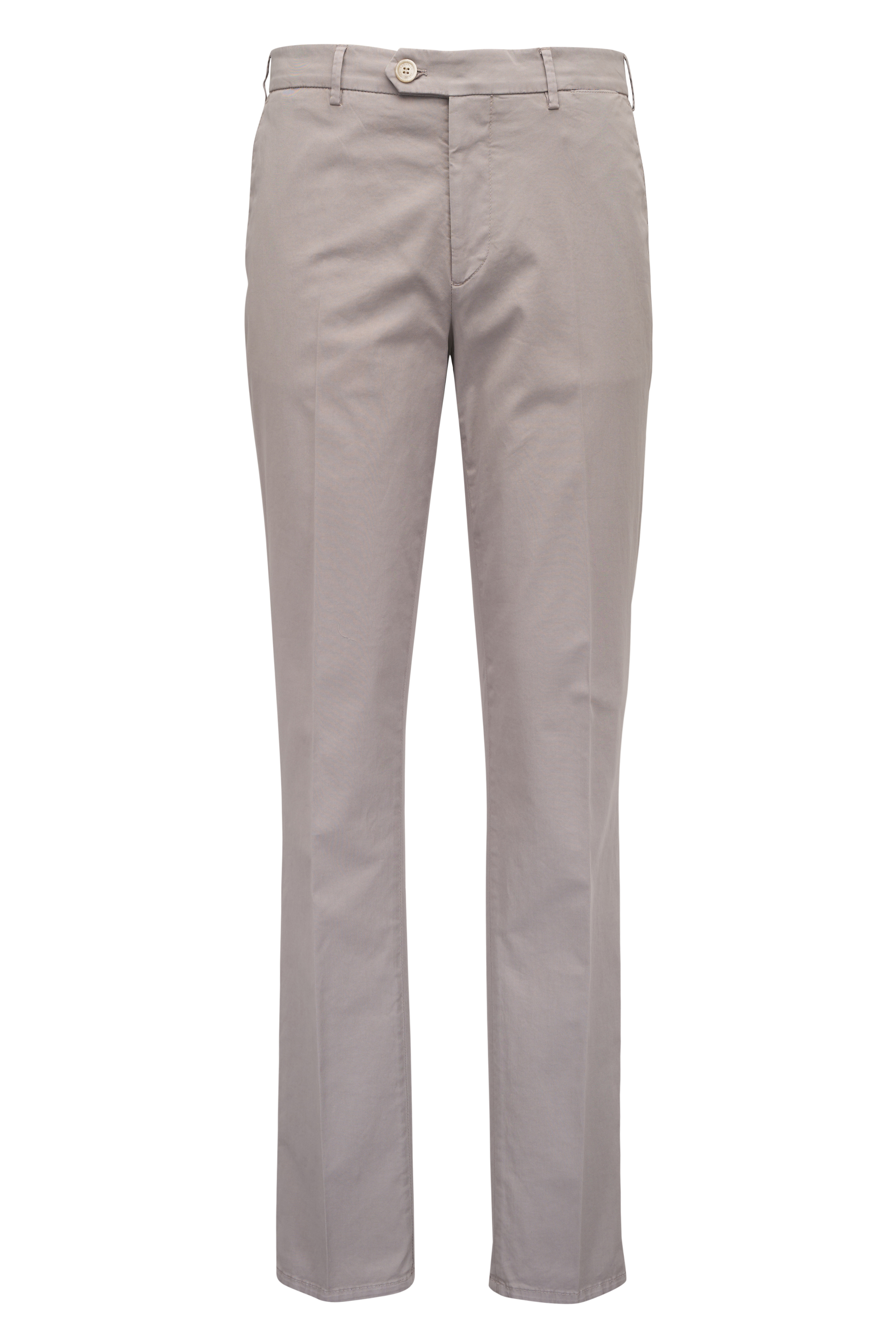Brunello Cucinelli - Brown Gabardine Italian Fit Pant