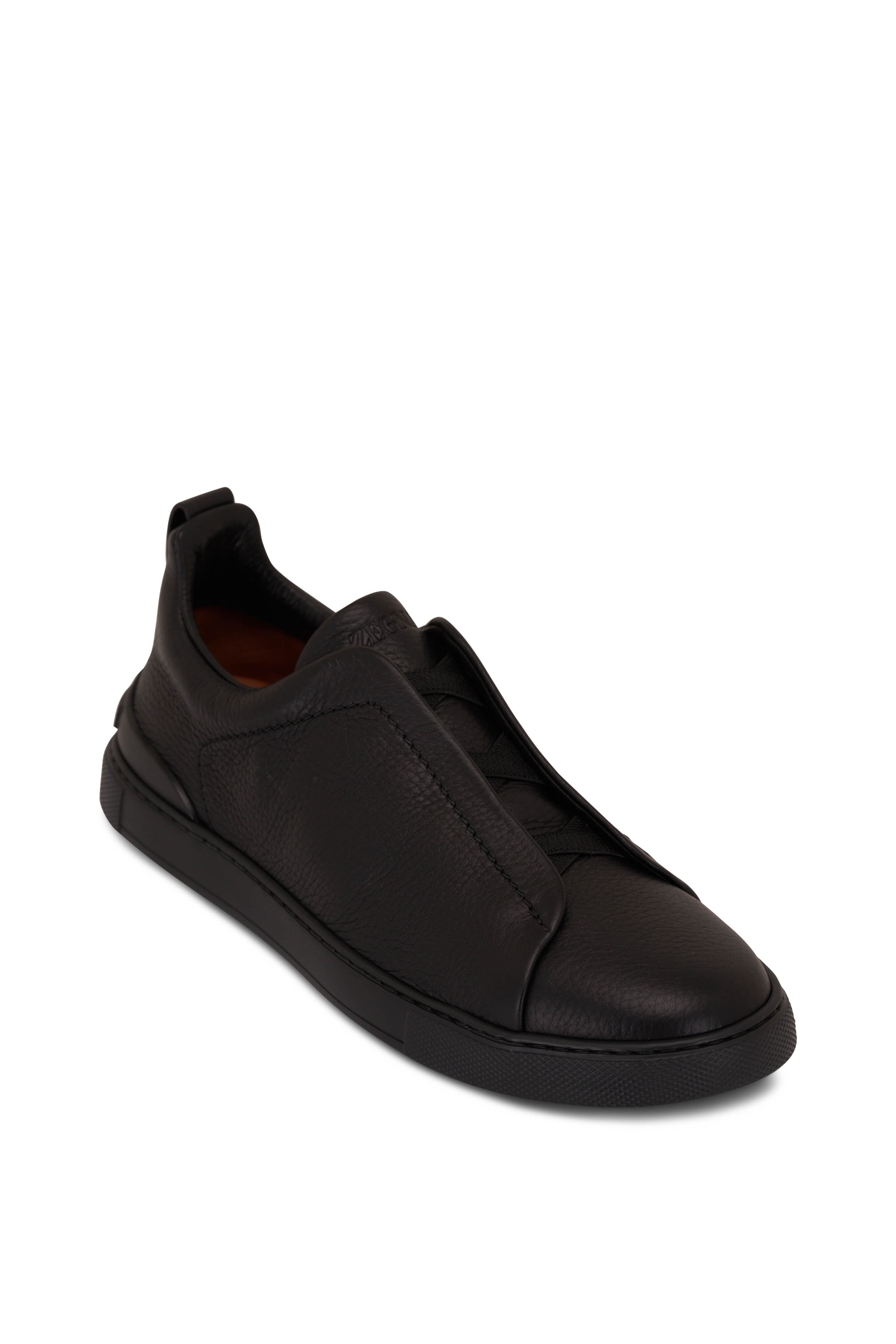 スニーカー ZEGNA TRIPLE STITCH SNEAKERS Light Taupe Suede and Leather Triple Stitch™ Monte Sneakers
