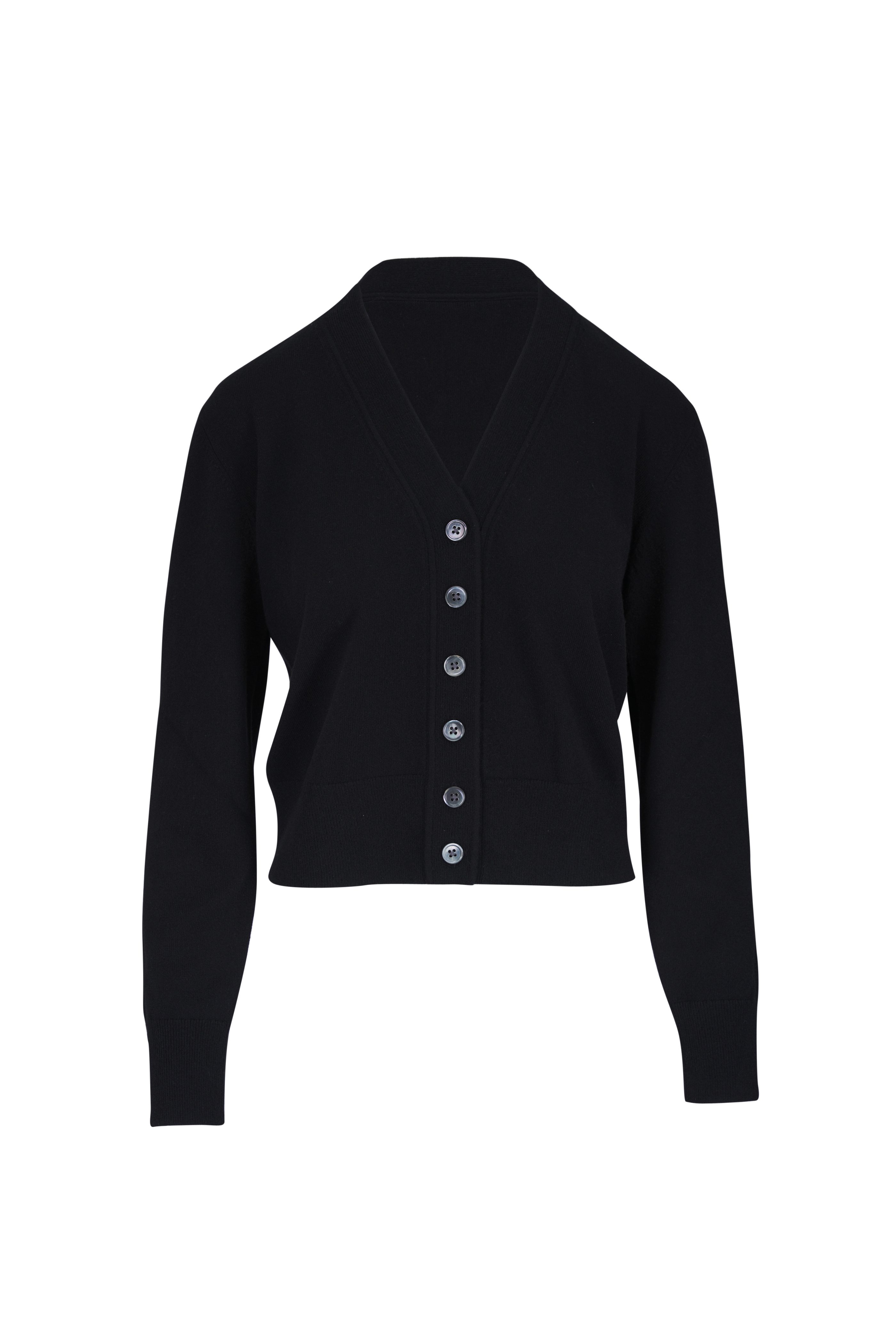 Valentino - Maglia Black Wool & Lace Yoke Sweater