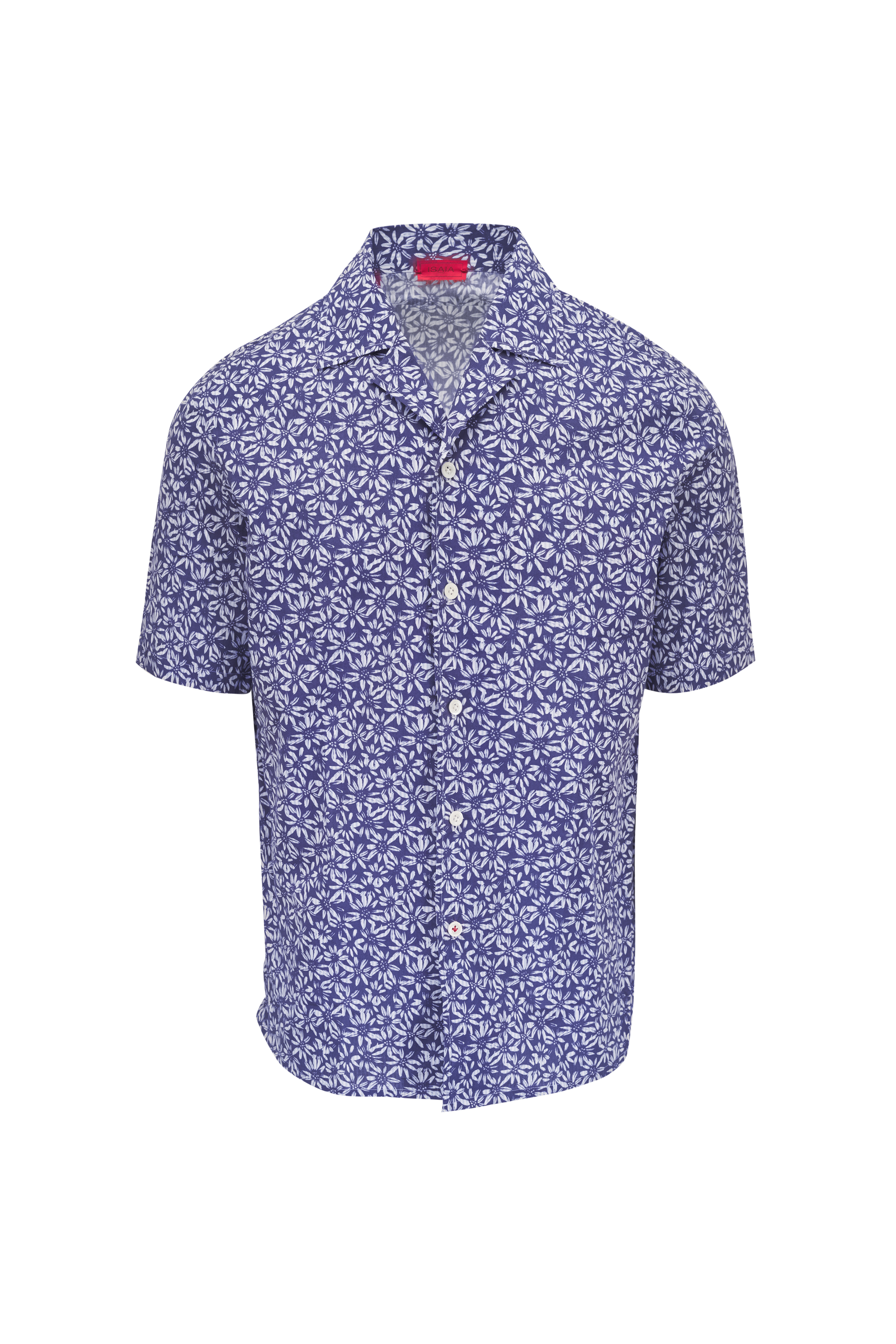 Brunello Cucinelli - Blue Cotton Sport Shirt | Mitchell Stores