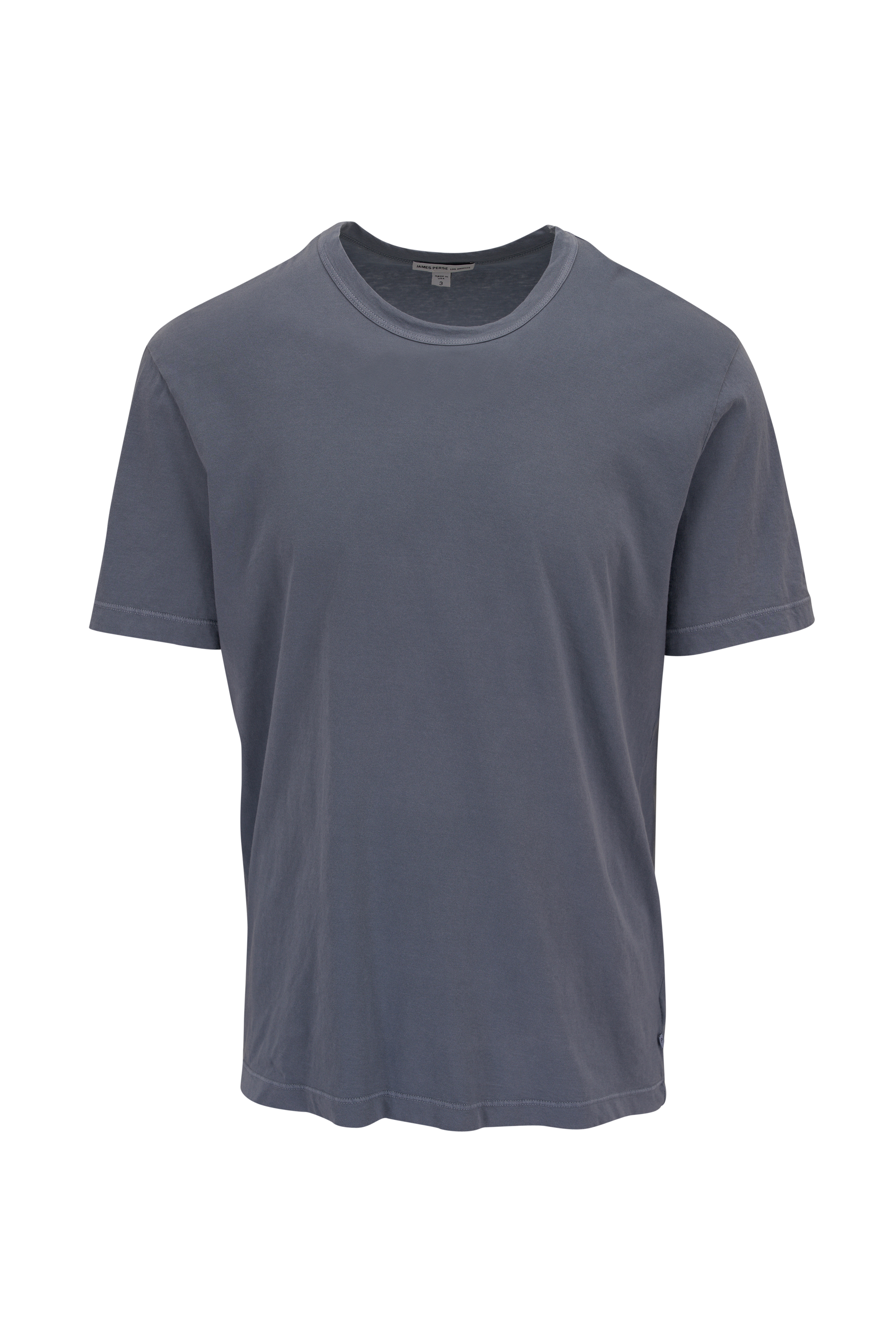 Tシャツ・カットソー JAMES PERSE Men T Shirts MLOJ3603 MGA Grey JAMES PERSE tシャツ ヘビーラックスジャージー クルーネックT