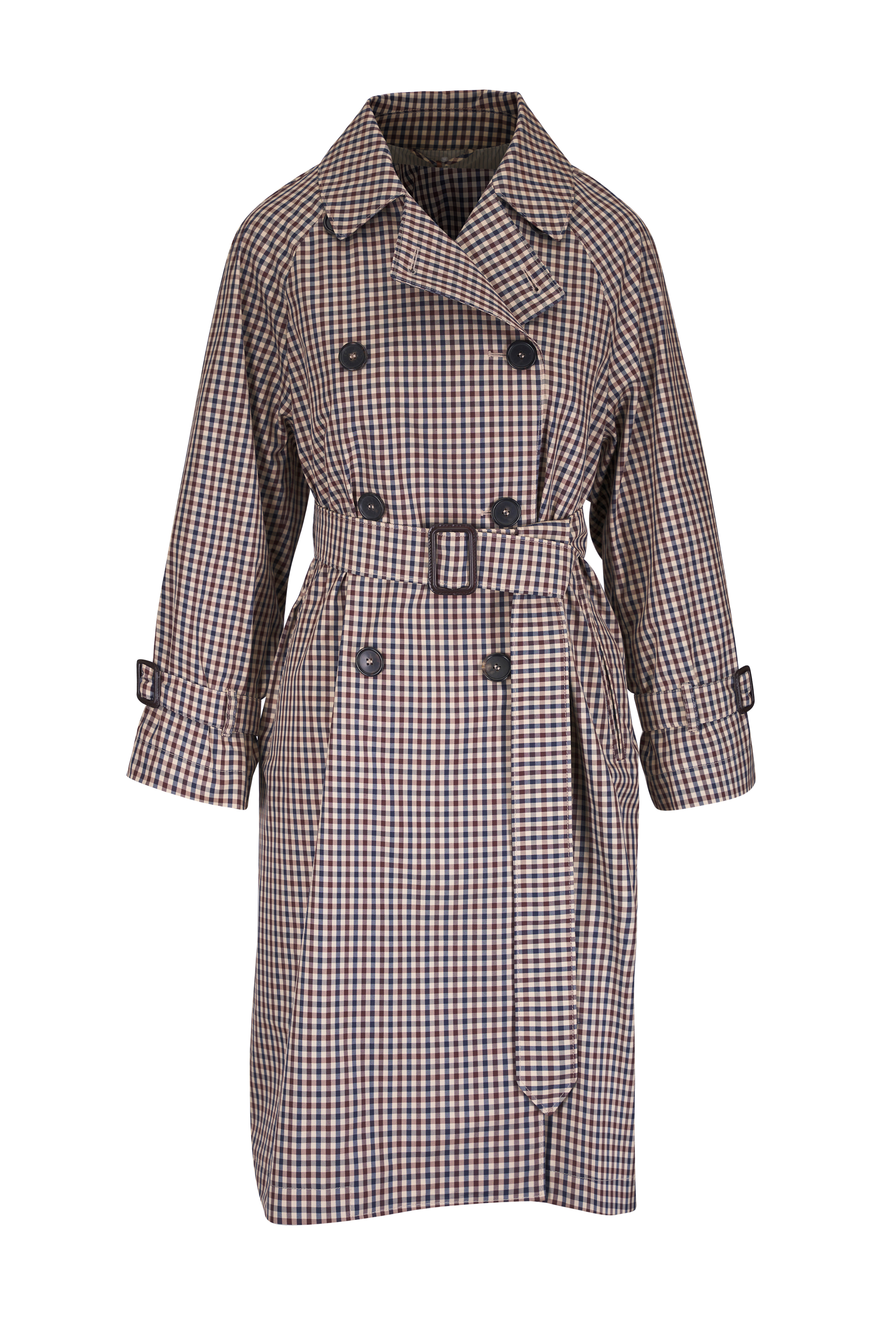 Bottega Veneta - Dark Chestnut Leather Trench Coat