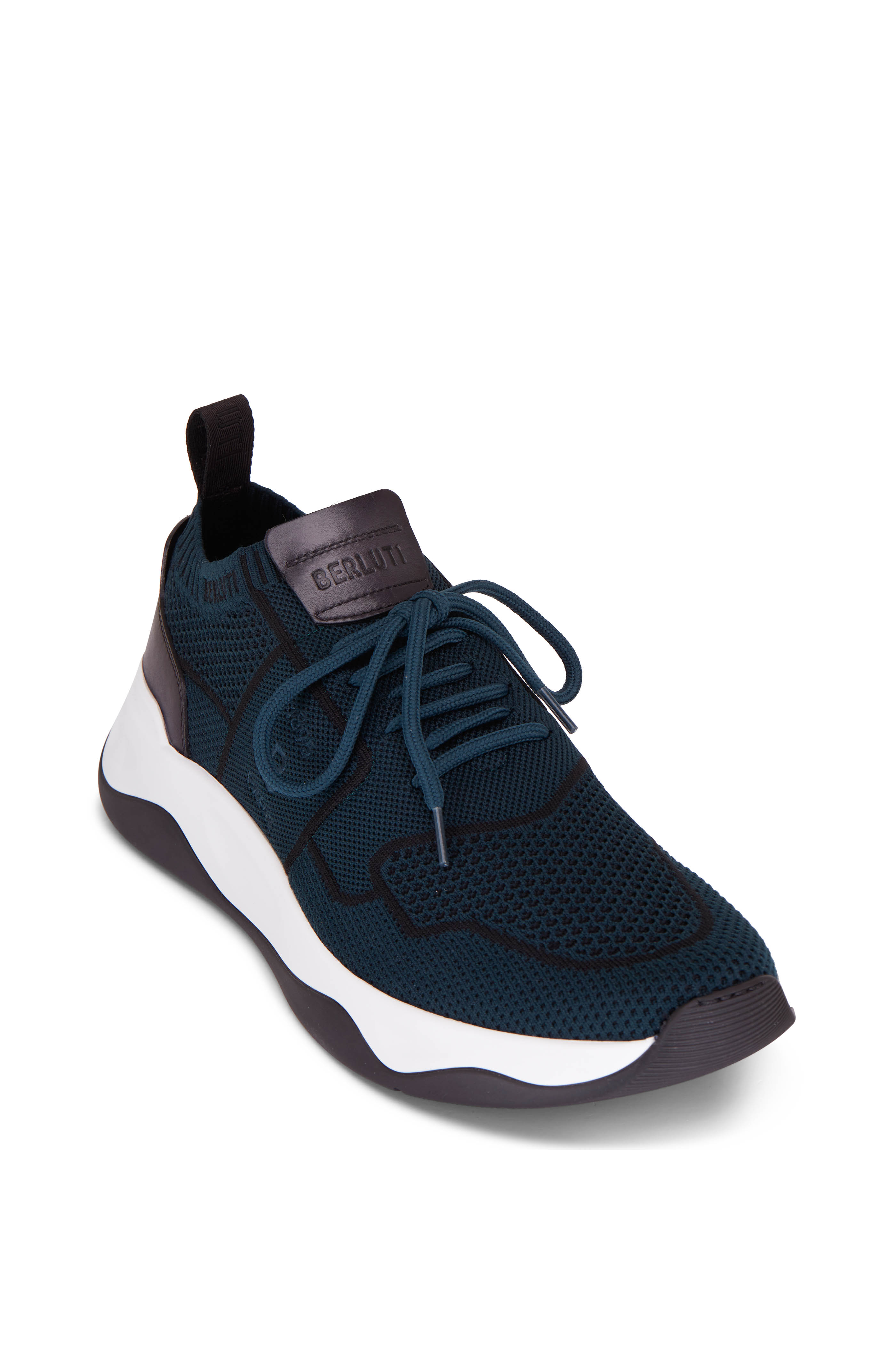 Berluti - Men - Fast Track Perforated Nubuck Sneakers Brown - UK 10.5
