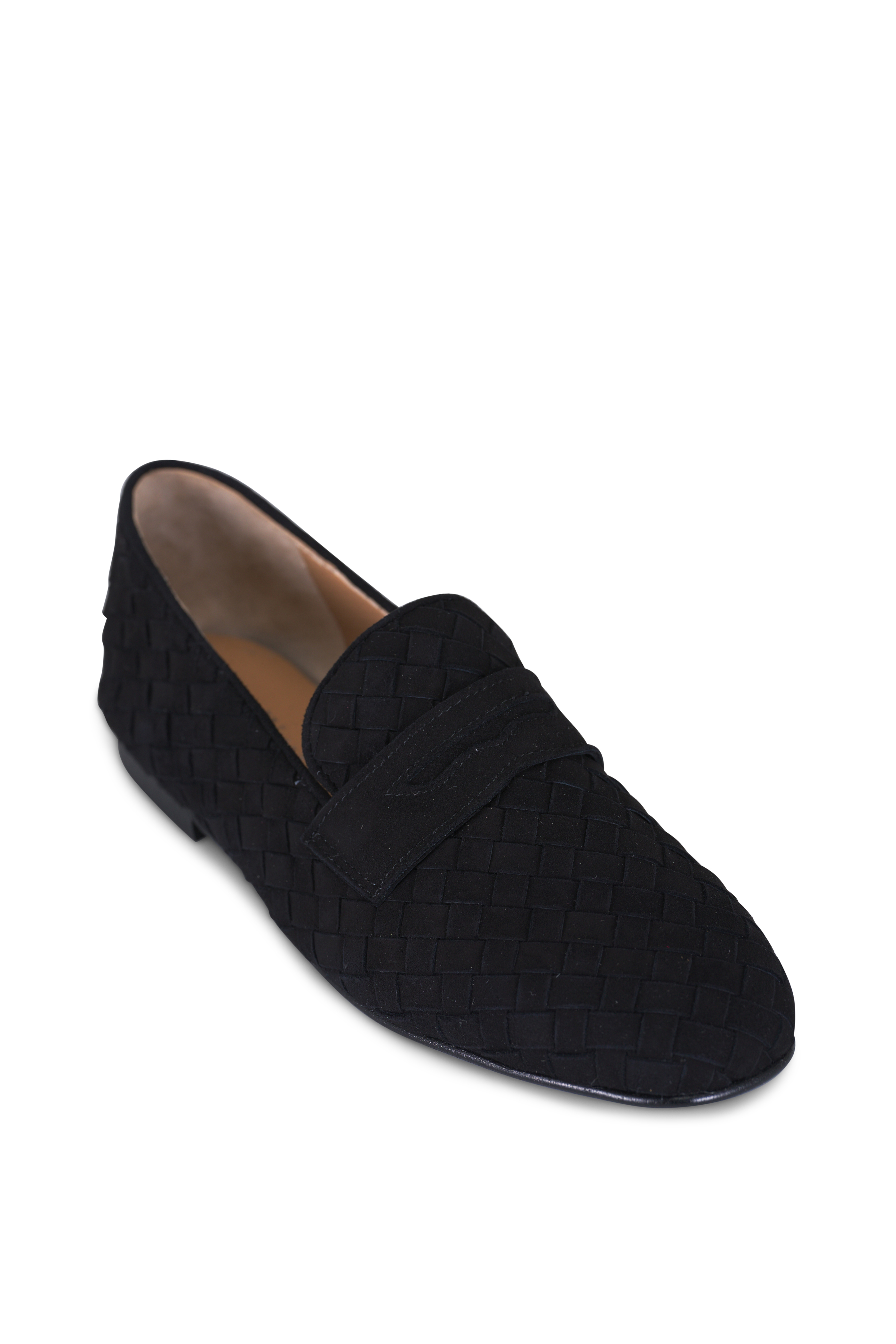 Jimmy Choo - Romy Black Suede Flat Pump | Mitchell Stores