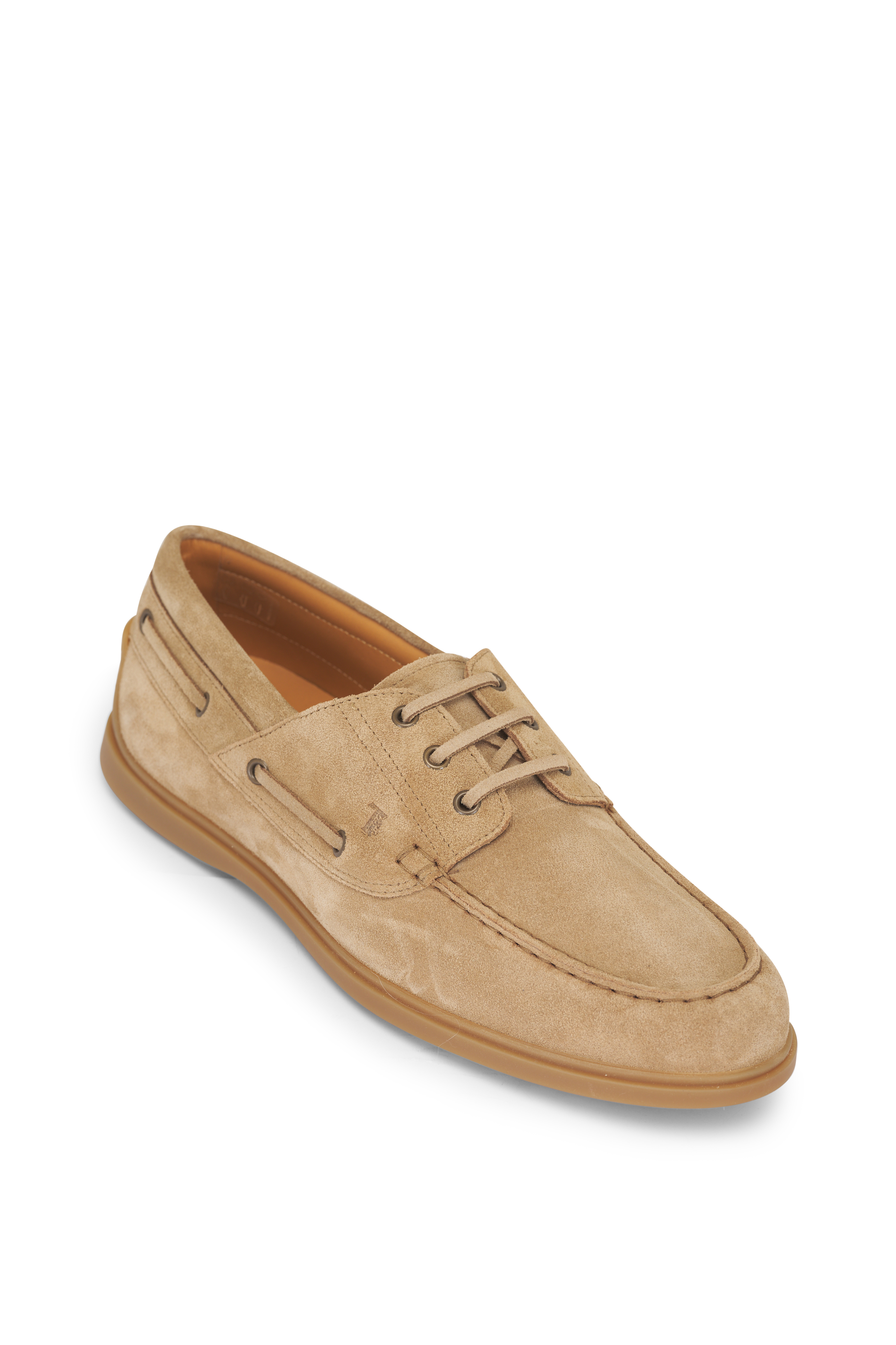 Brunello Cucinelli Suede Taupe Wingtip 8 display picture 1
