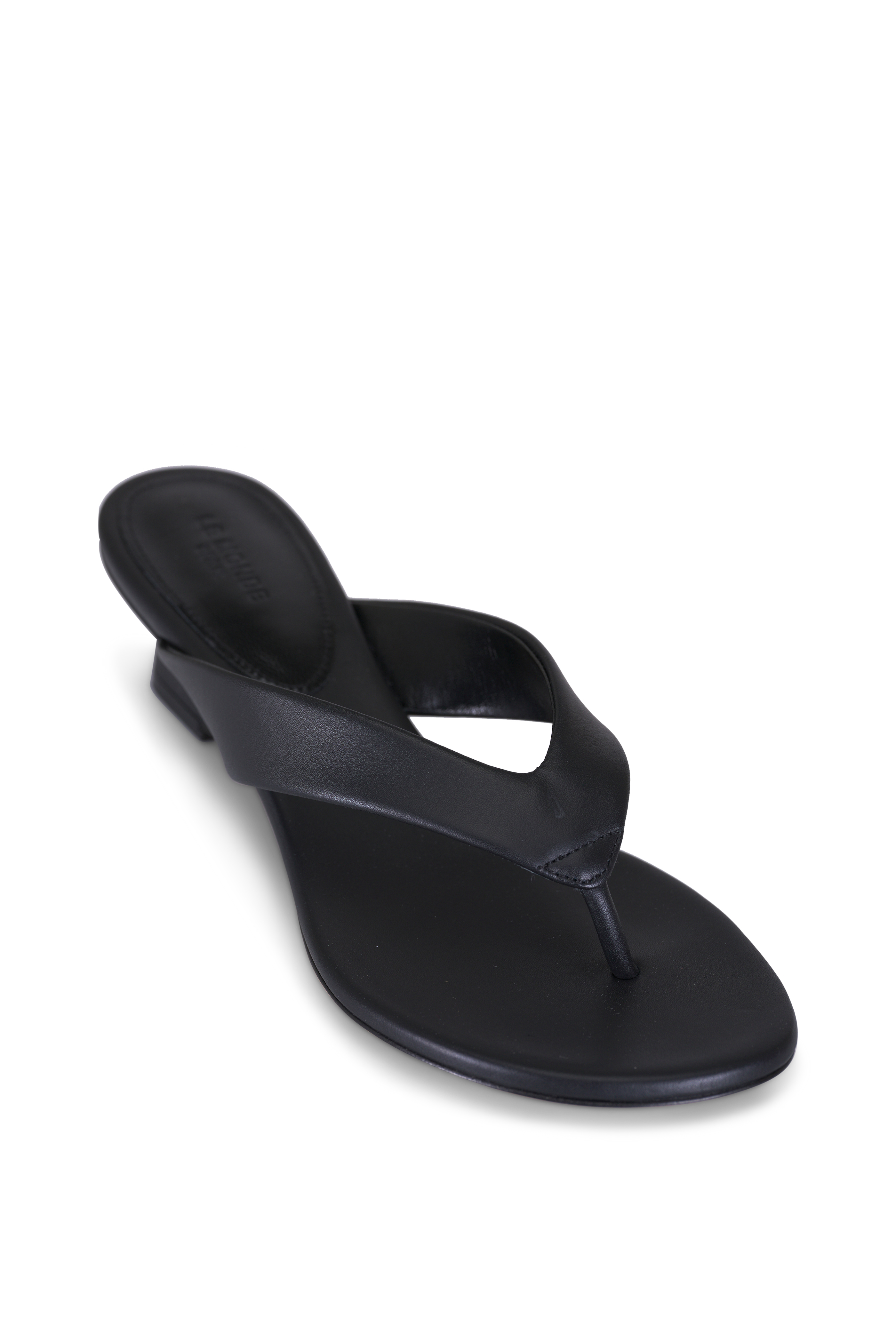 Gucci - Ursula Black Leather Ankle Cuff Sandals | Mitchell Stores