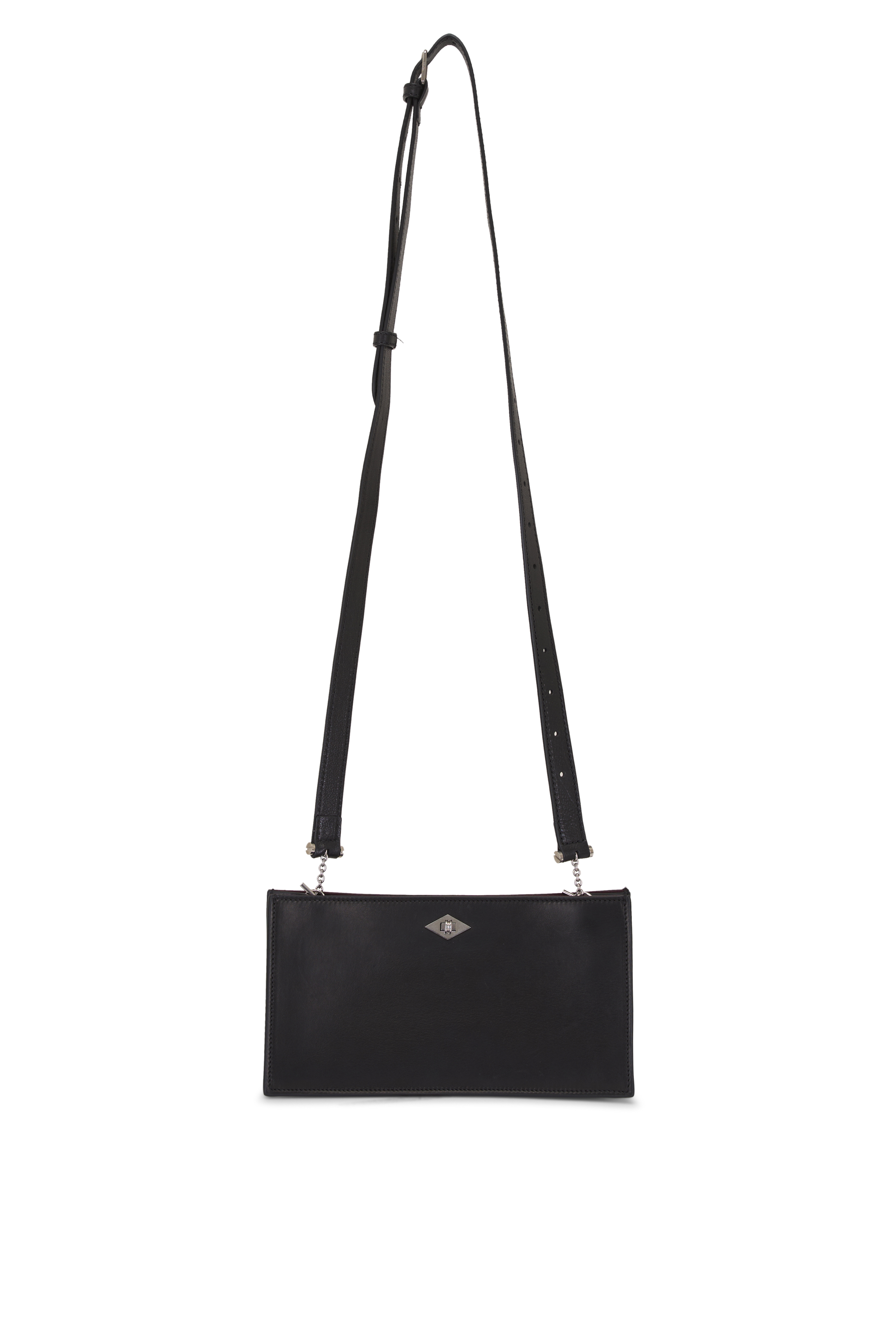 Jimmy Choo - Celeste Black Floral Lace Cube Clasp Clutch