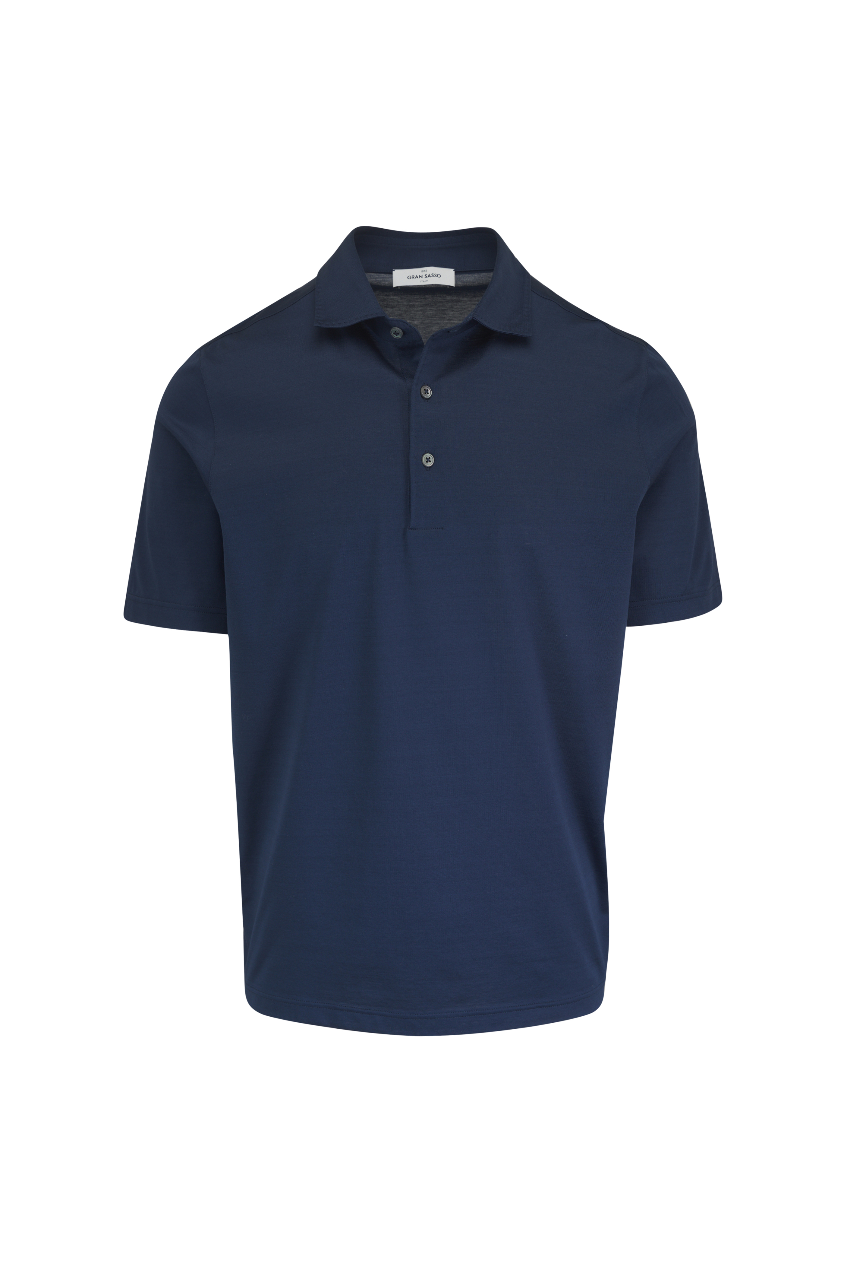 Loro Piana - Regatta Navy Cotton Polo | Mitchell Stores