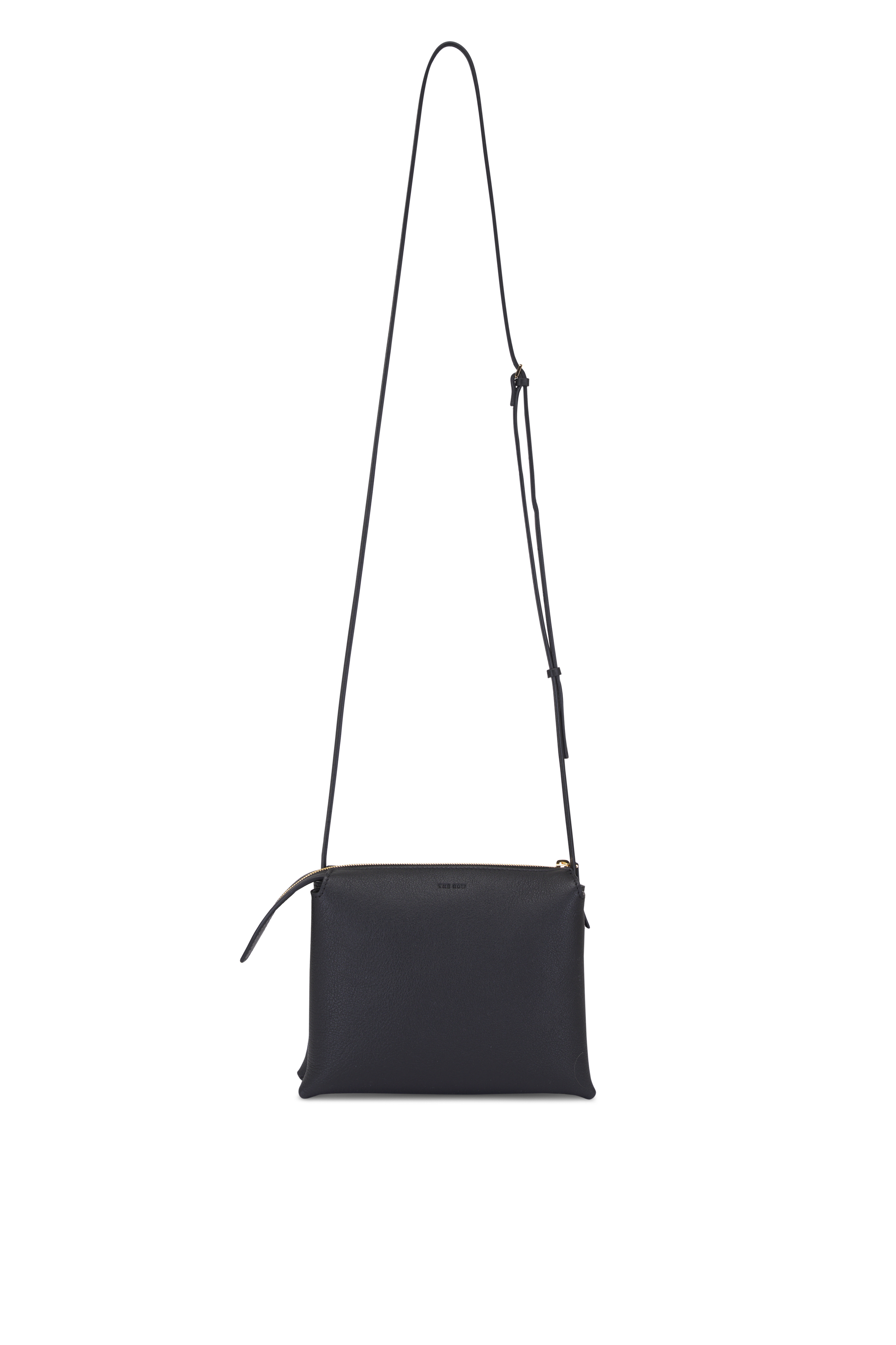 Prada - Black Soft Grain Leather Zip Camera Bag