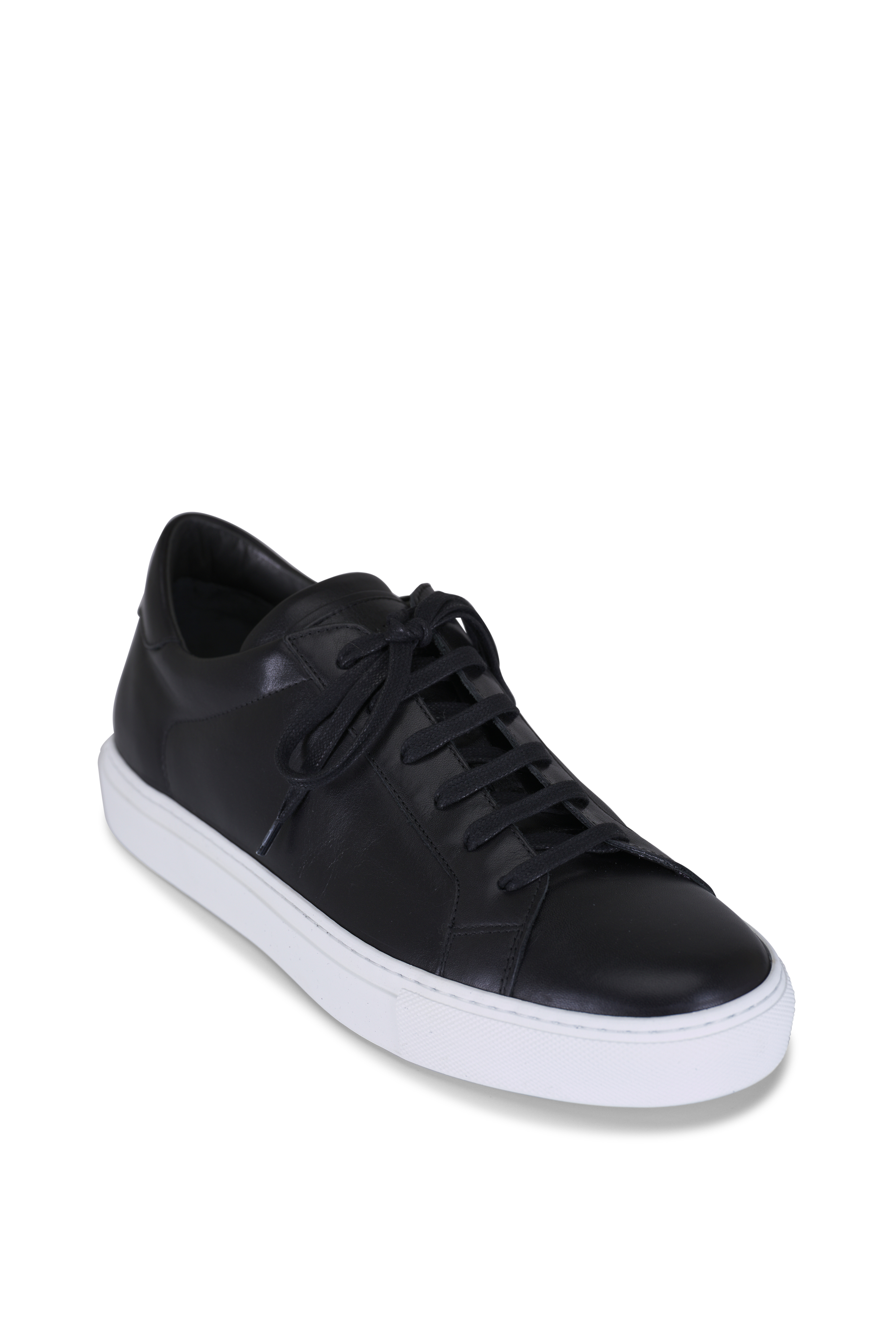 Common Projects - Achilles Black Leather Low Top Sneaker