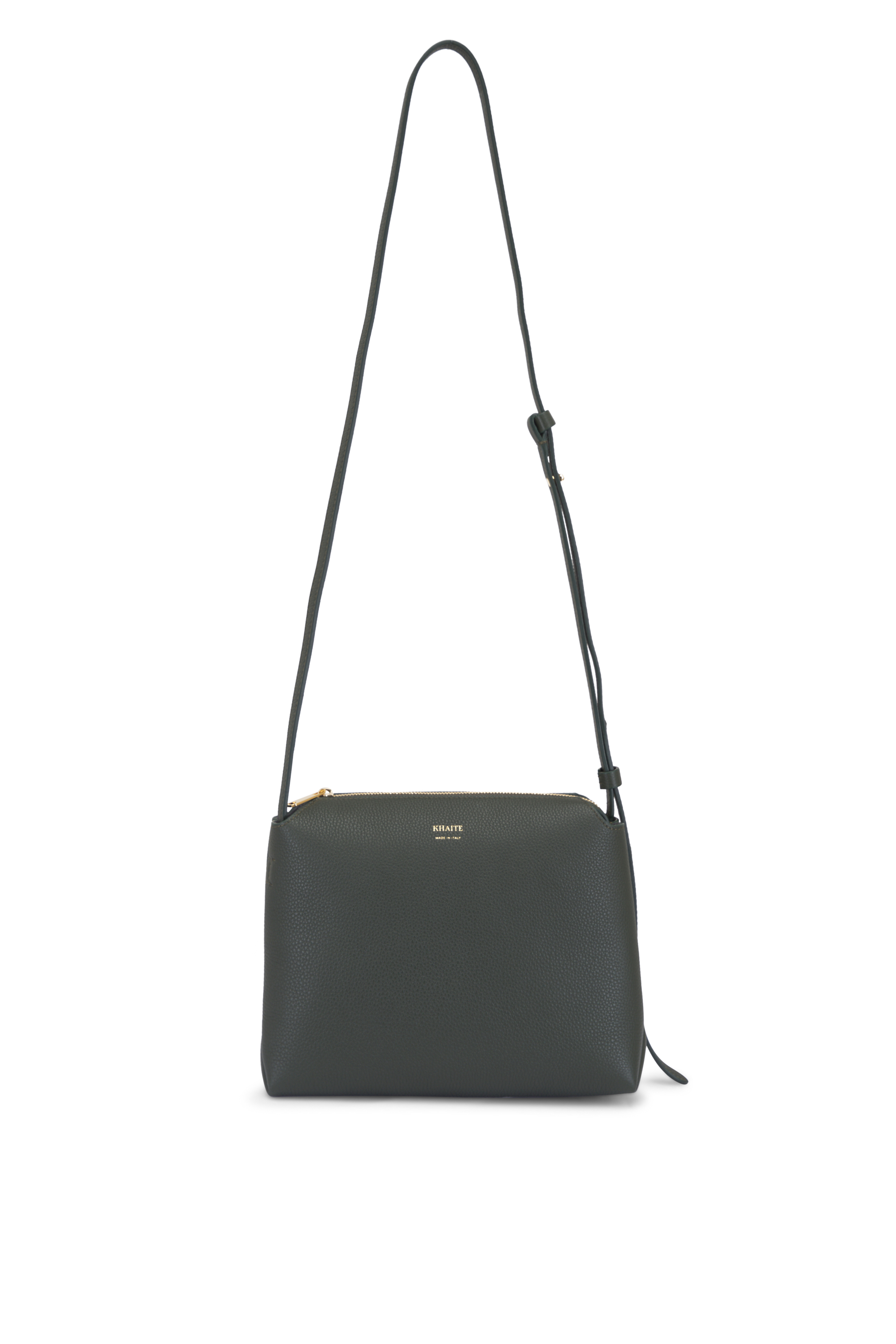 【関税込み】KHAITE ブラック Lina クロスボディバッグ Khaite - Lina Black Suede Medium Crossbody Bag | Mitchell Stores