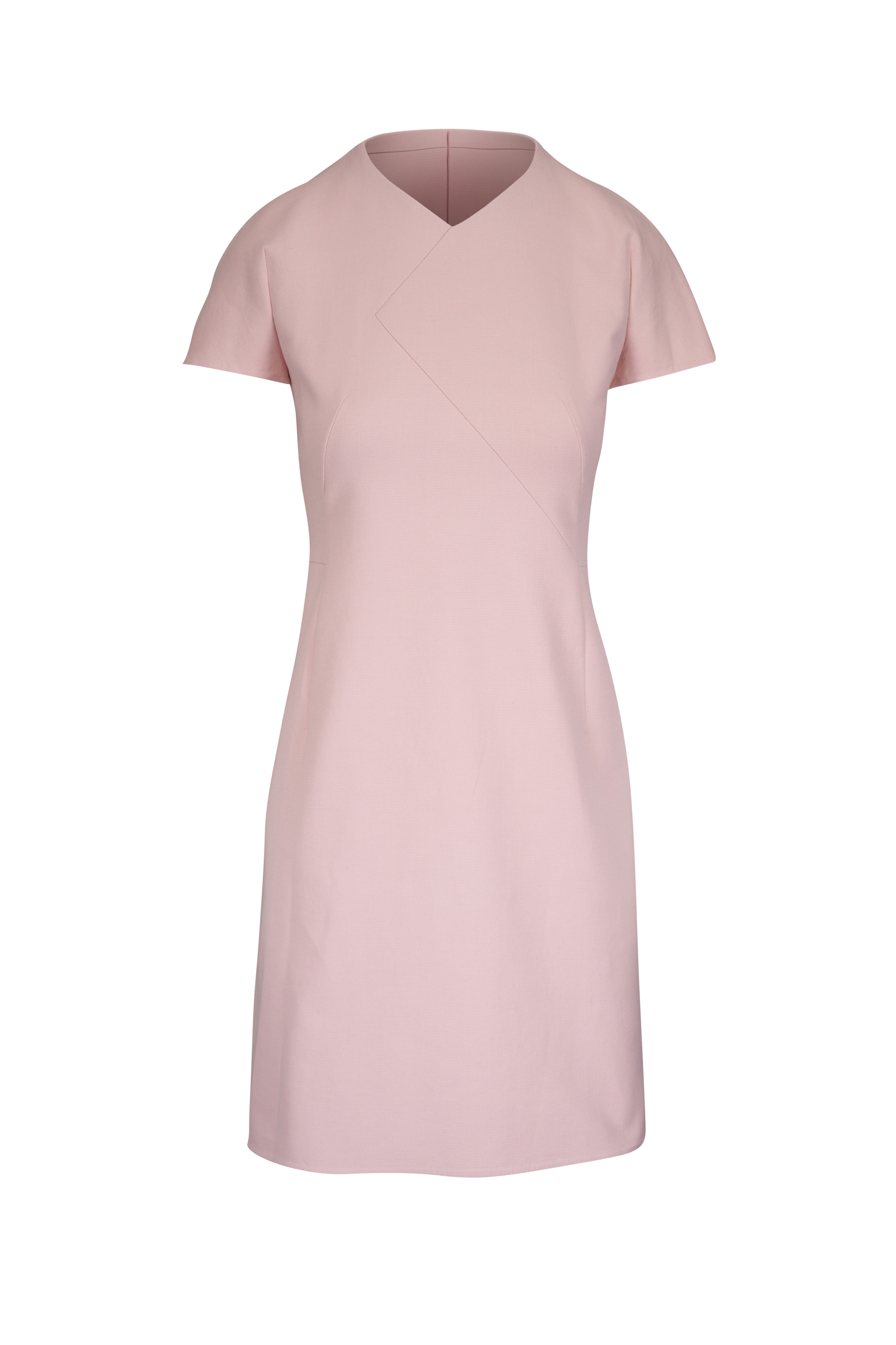 Escada - Dehva Sari Pink Button Long Sleeve Dress