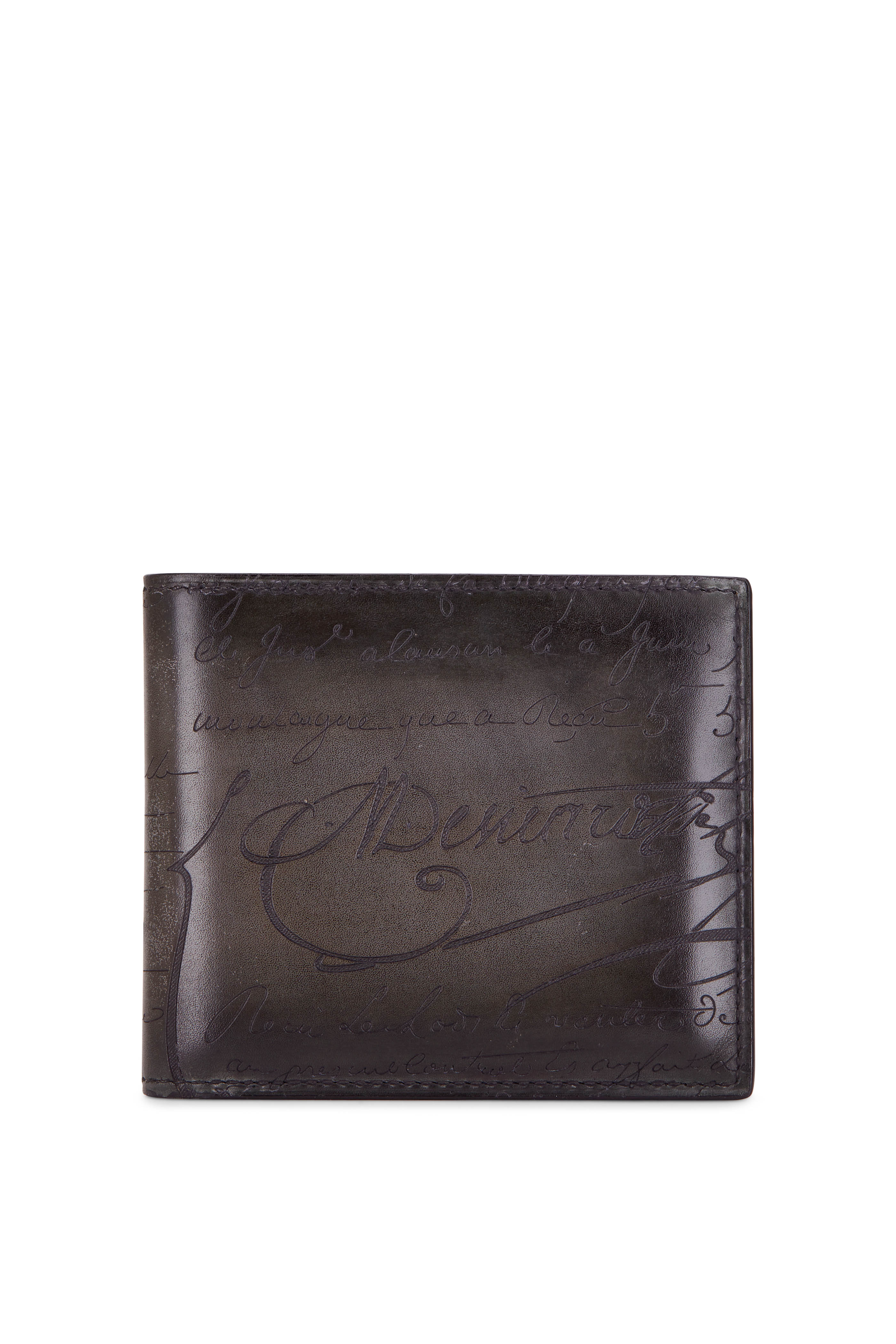 Berluti - Jagua Flanel Patchwork Scritto Leather Card Case