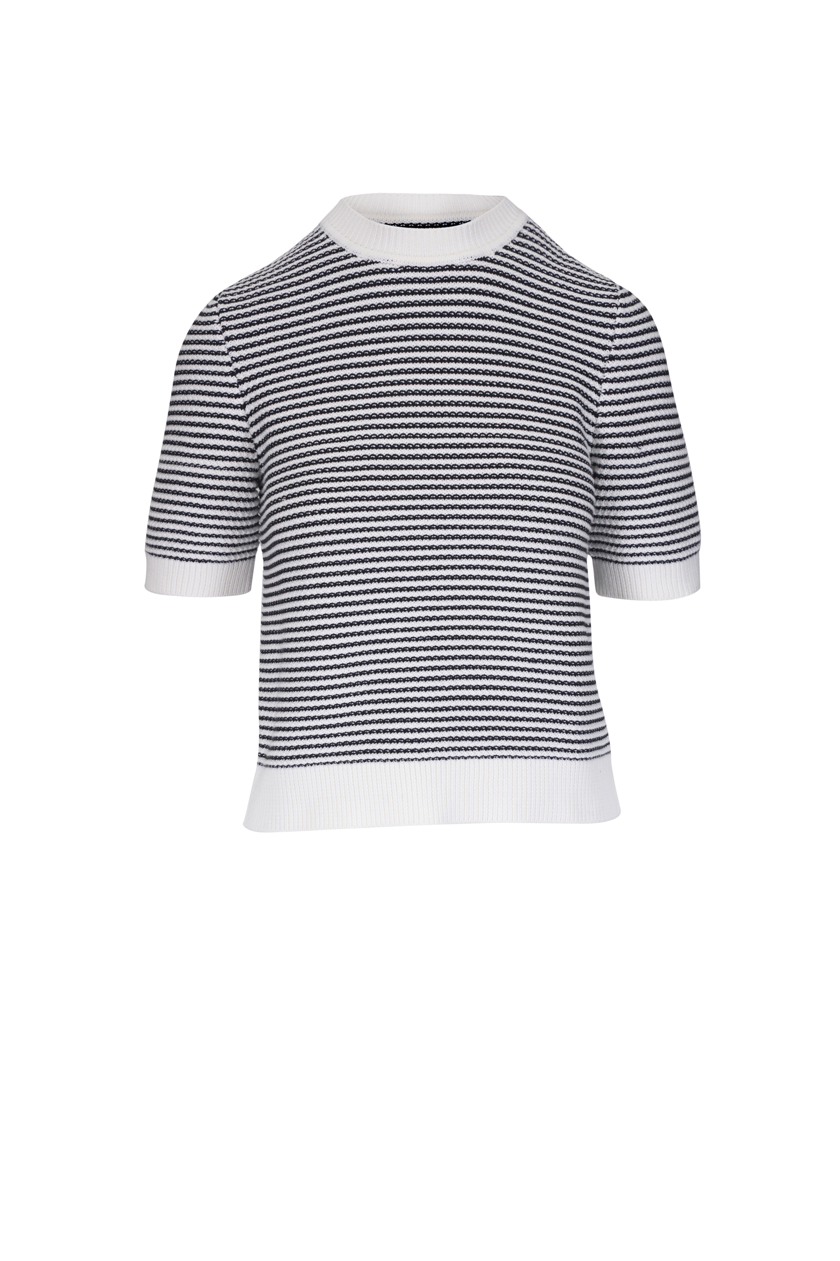 【Saint Laurent】white cotton reverse logo t-shirt Saint Laurent Reverse Logo T-Shirt | Saks Fifth Avenue