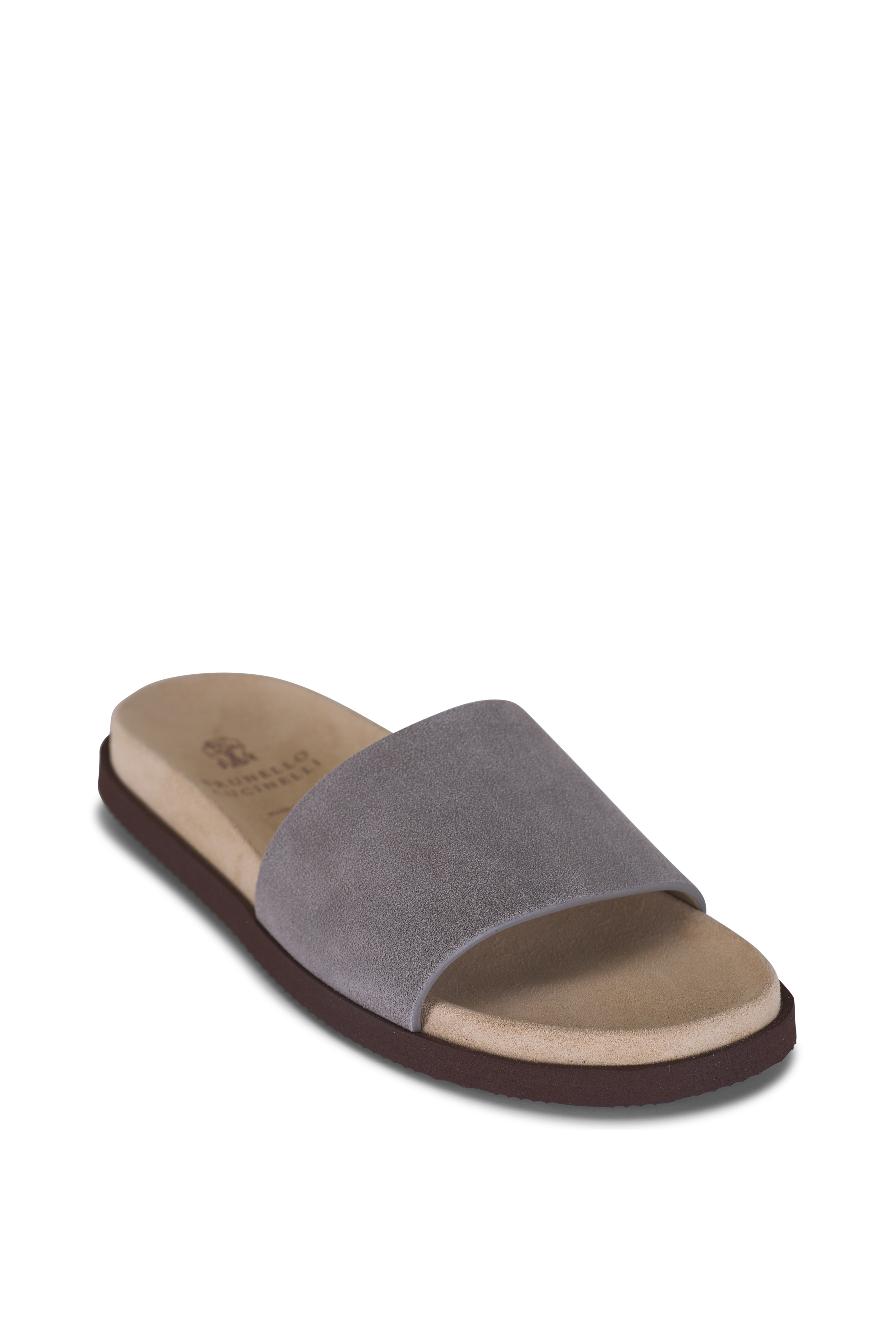 Brunello Cucinelli - Navy Blue Pool Slide | Mitchell Stores