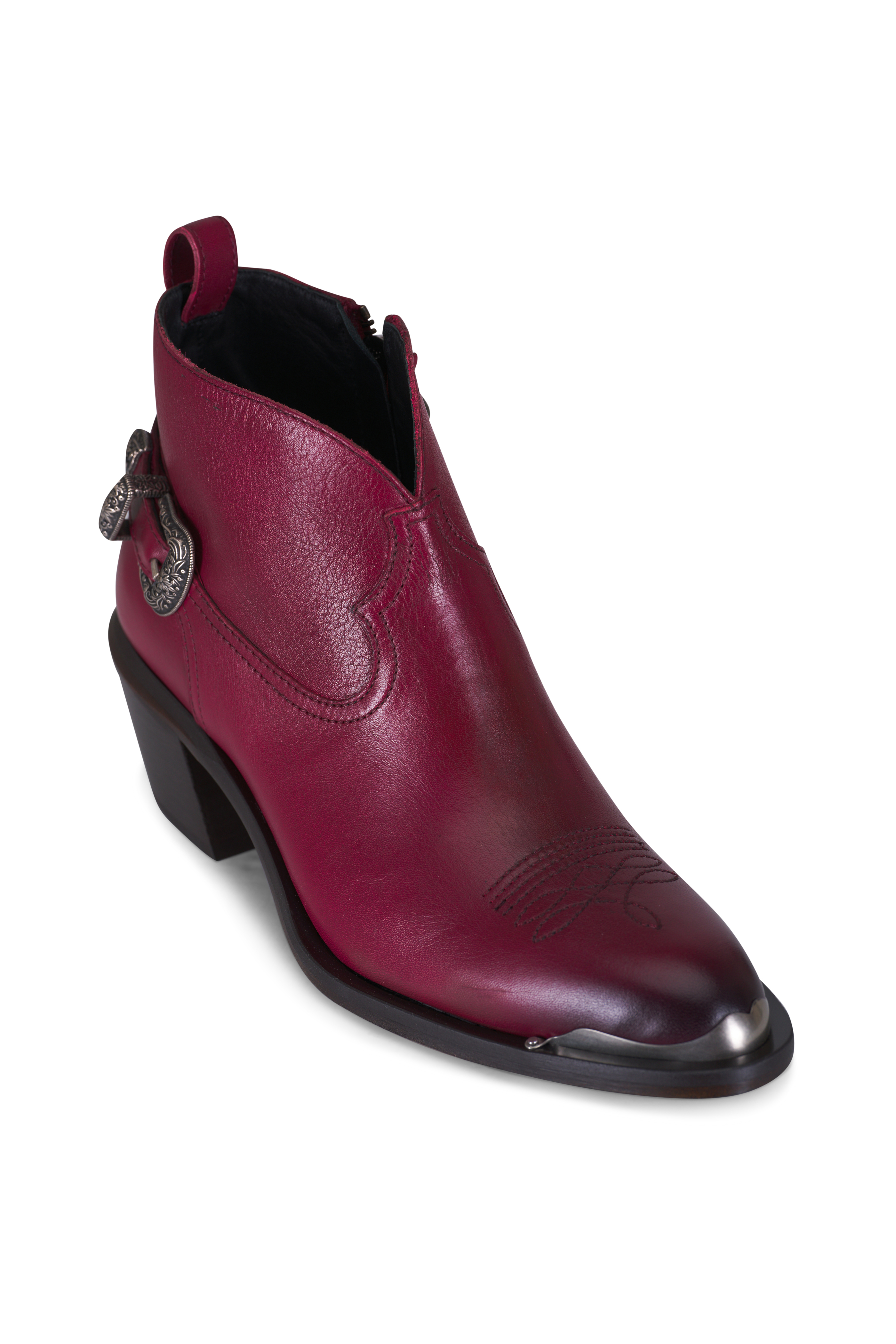 Totême - The Slim Ash Leather Ankle Boot, 35mm | Mitchell Stores Totême - The Slim Ash Leather Ankle Boot, 35mm | Mitchell Stores