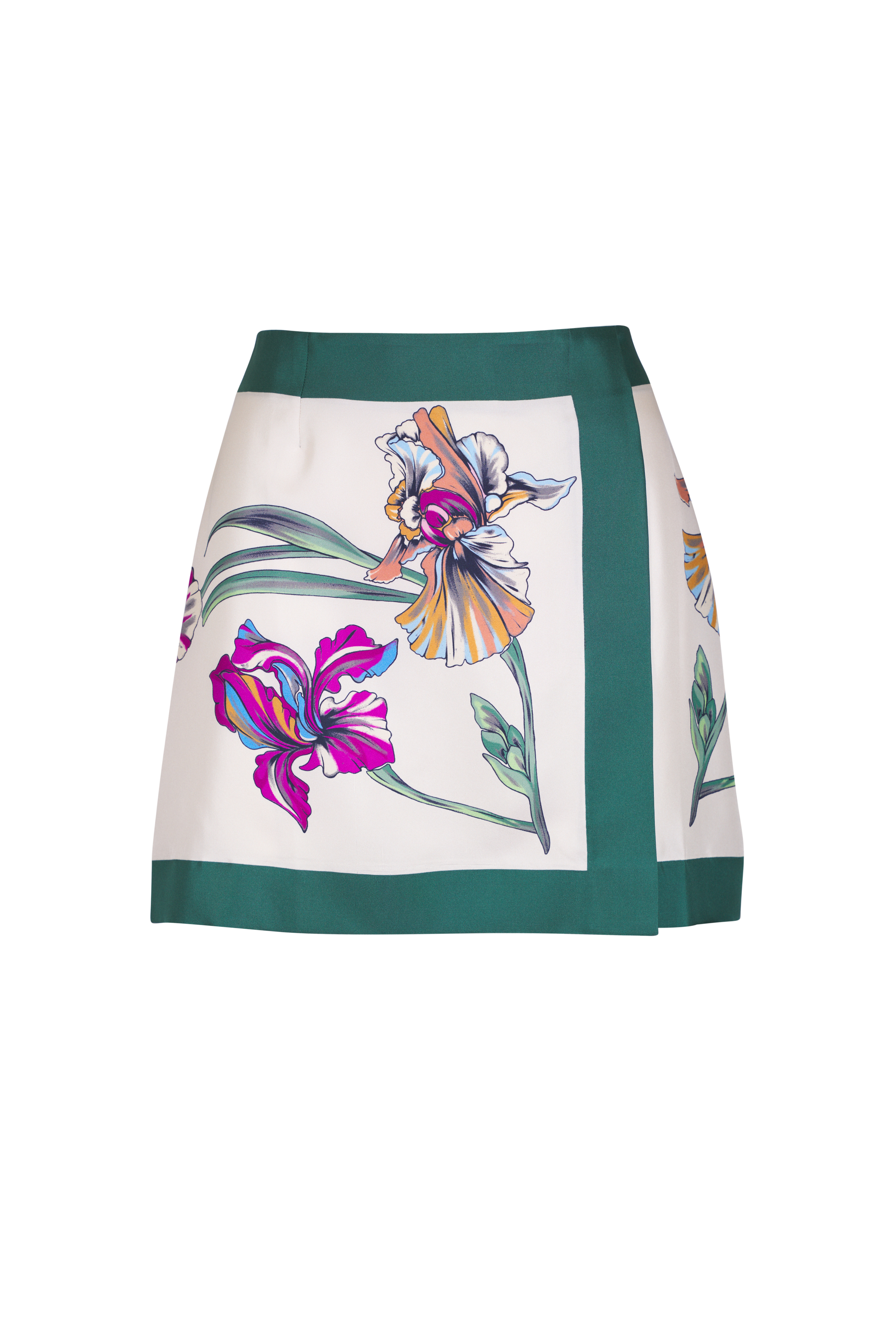 【高価値】 High - Zimmermann Tide Skirt Maxi Linen High-Rise Flower Lilac バーベキュー・調理用品