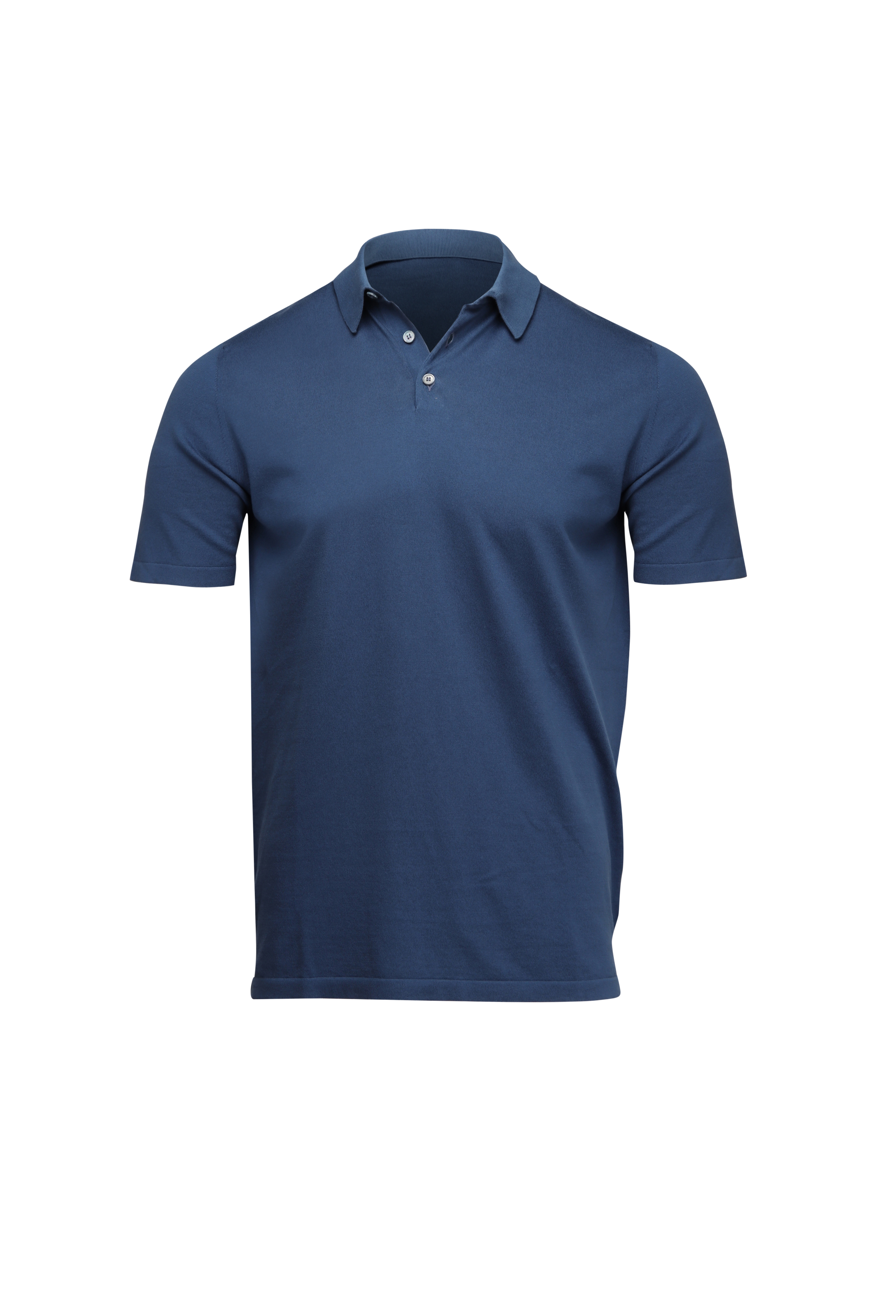 【関税&送料込】Fedeli T-shirts and Polos Green Men's Short Sleeves Polo Shirt in Organic Cotton - Iconic