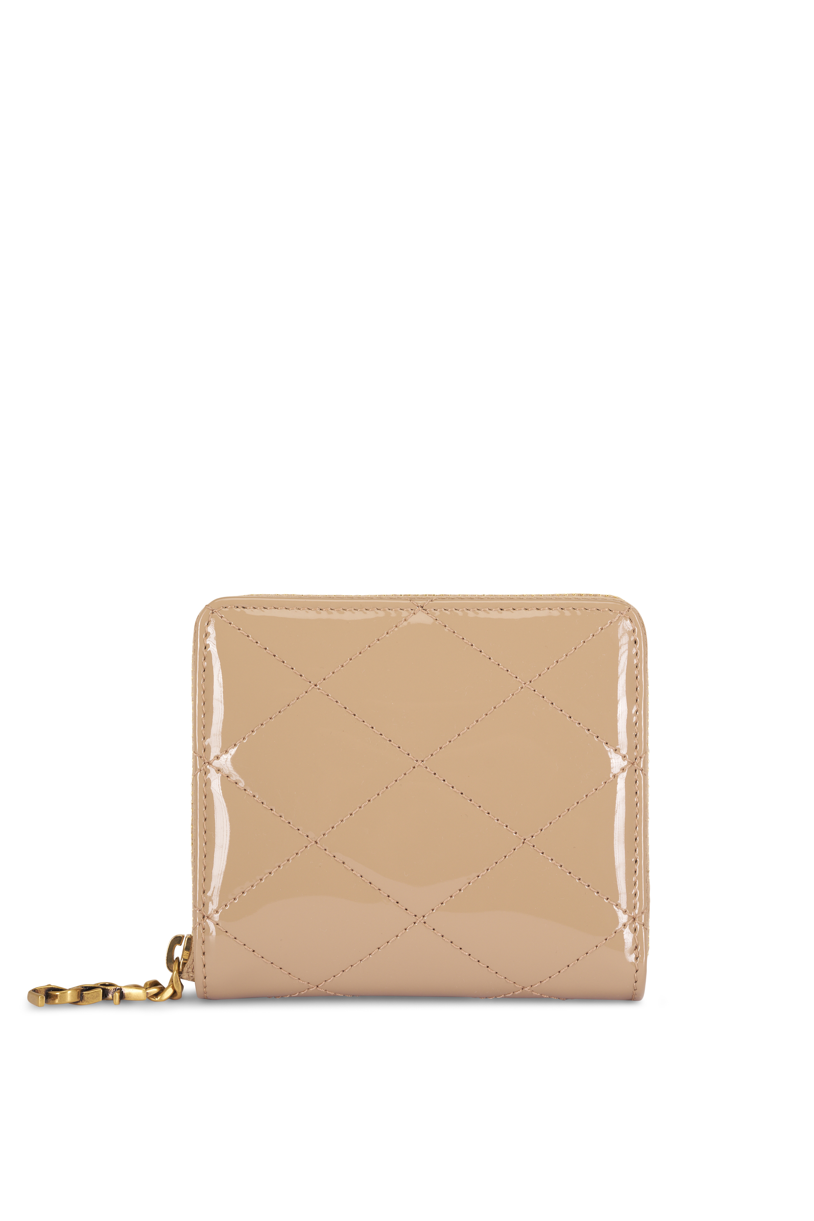 Bottega Veneta - Card Case with Coin Purse in Cranberry
