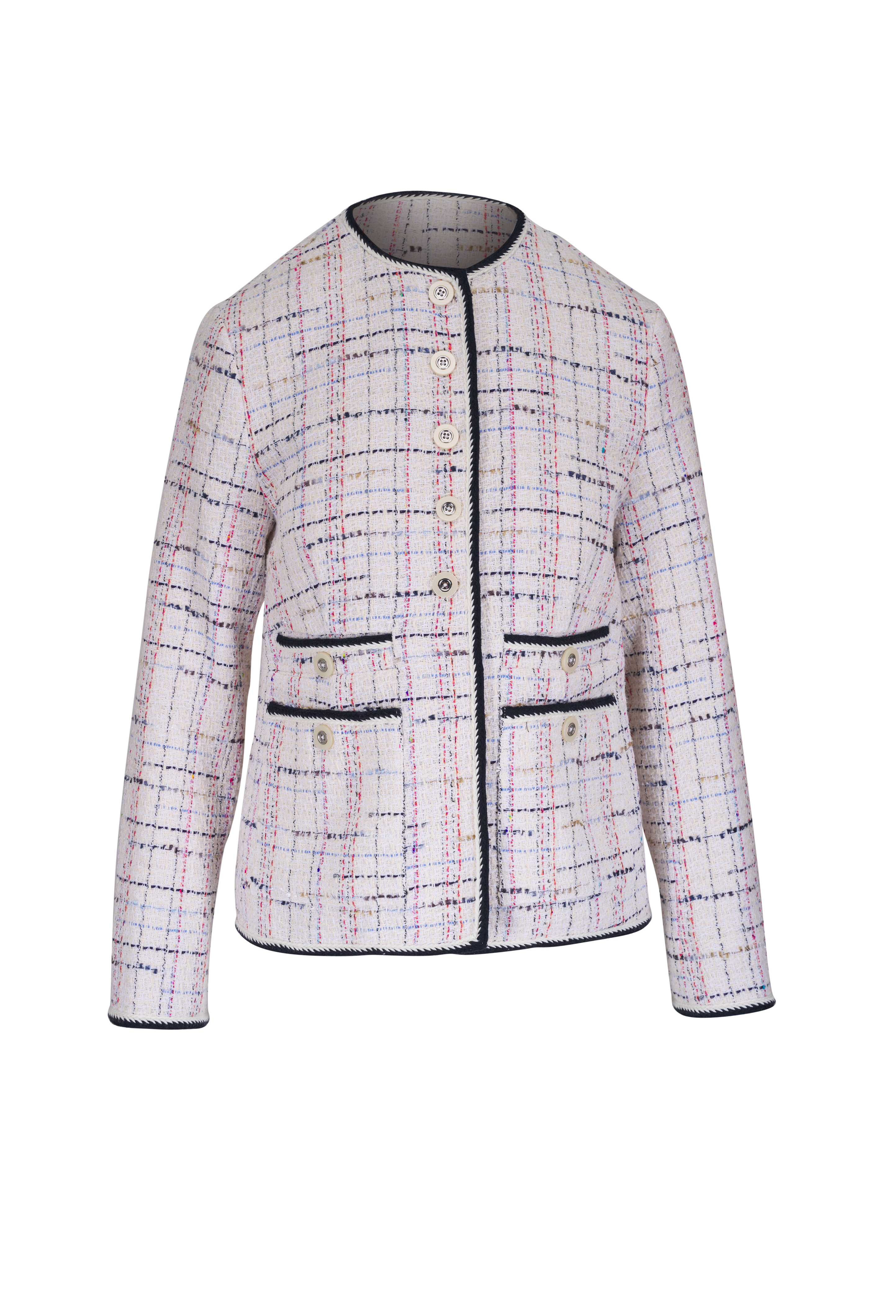 3.1 Phillip Lim - Flowerworks Printed Twill Cropped Jacket 3.1 Phillip Lim - Flowerworks Printed Twill Cropped Jacket