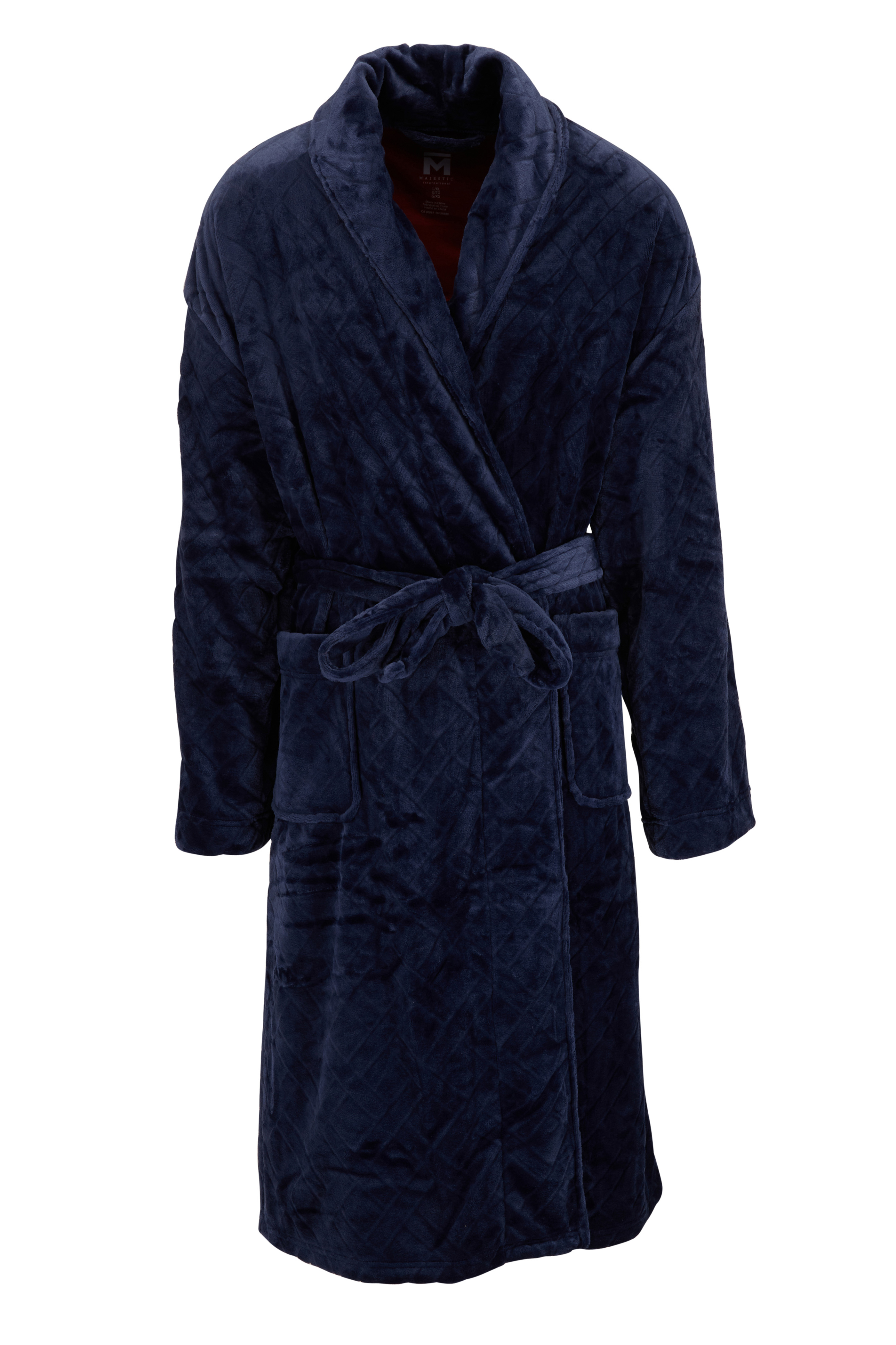 Piped waffle robe, Majestic, Shop Men's Bathrobes Online