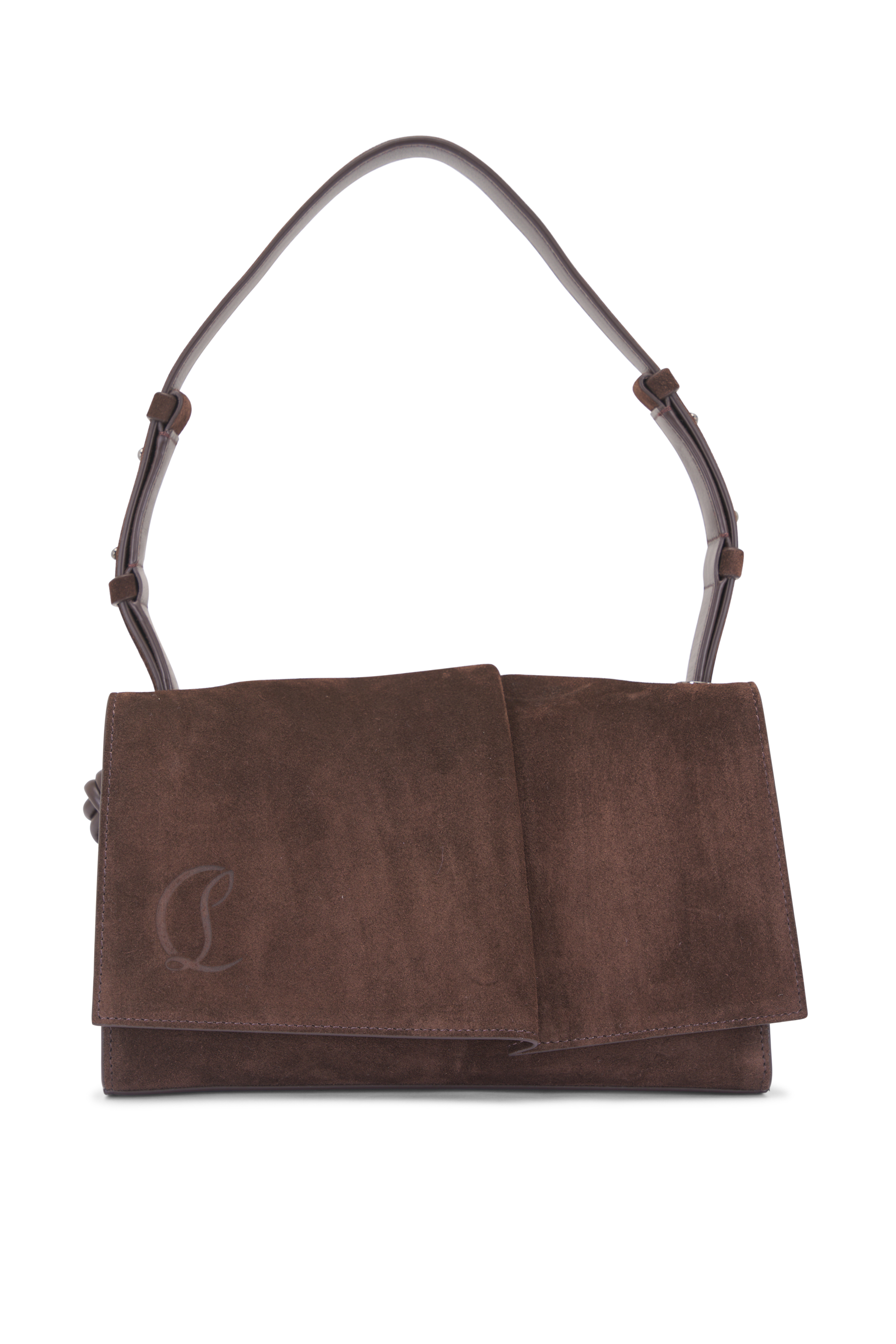 【送料&関税込】Christian Louboutin Loubitwist Shoulder Bag Christian Louboutin Loubitwist Chain Shoulder Bag in Leather