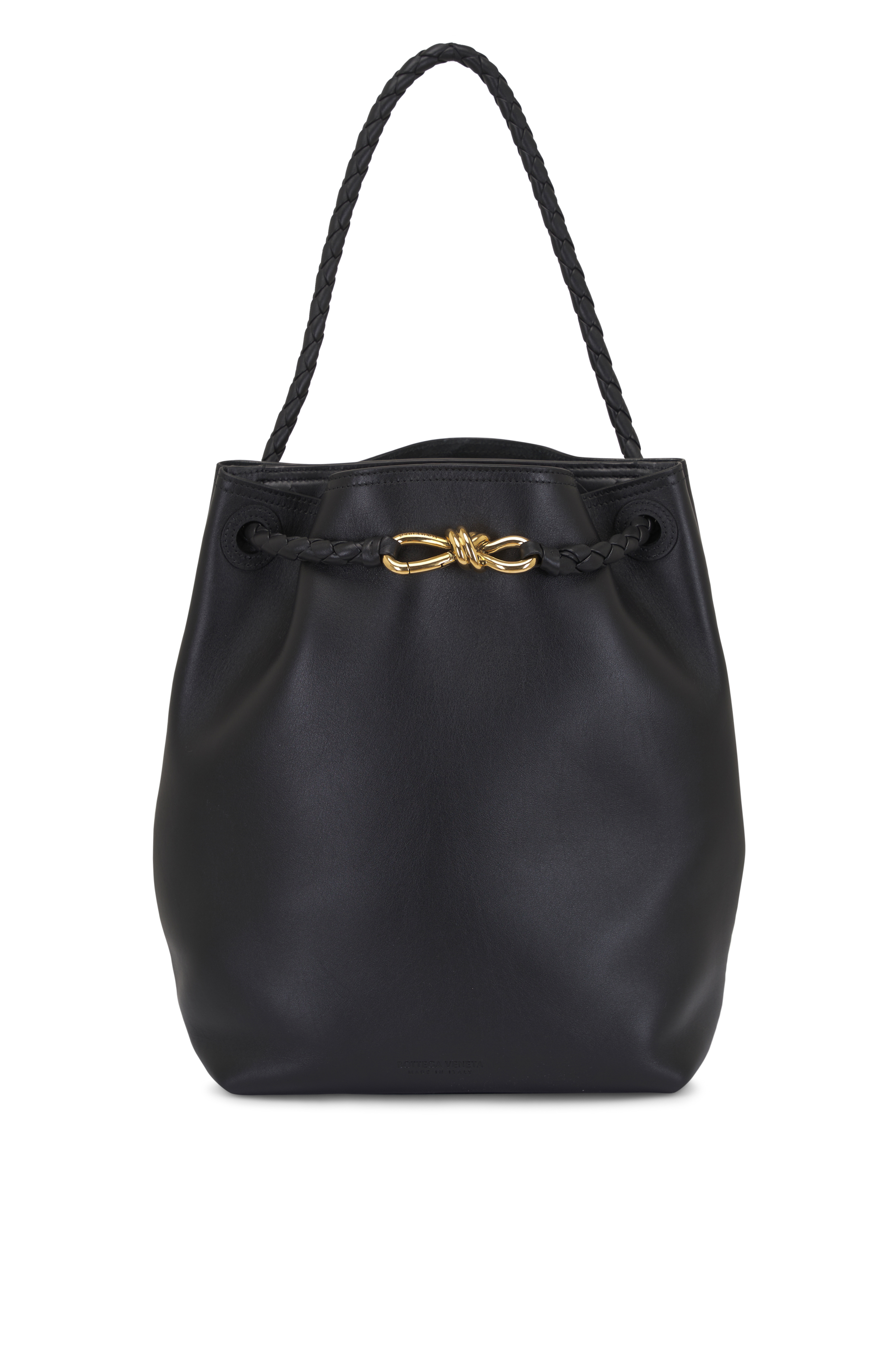 Henry Beguelin - Zedda Black Woven & Smooth Double Crossbody