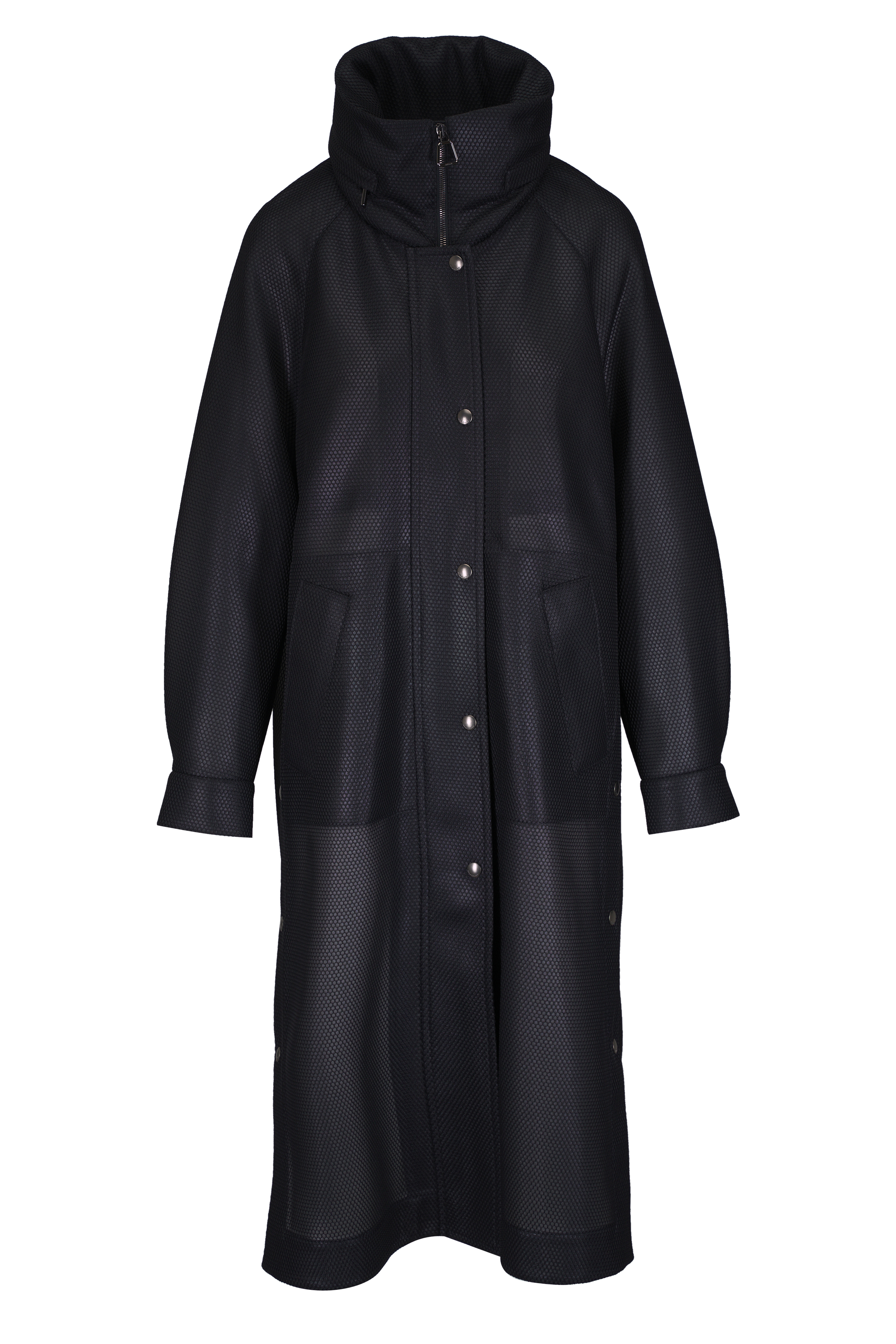 コート Bottega Veneta Coat Bottega Veneta - Dark Chestnut Leather Trench Coat