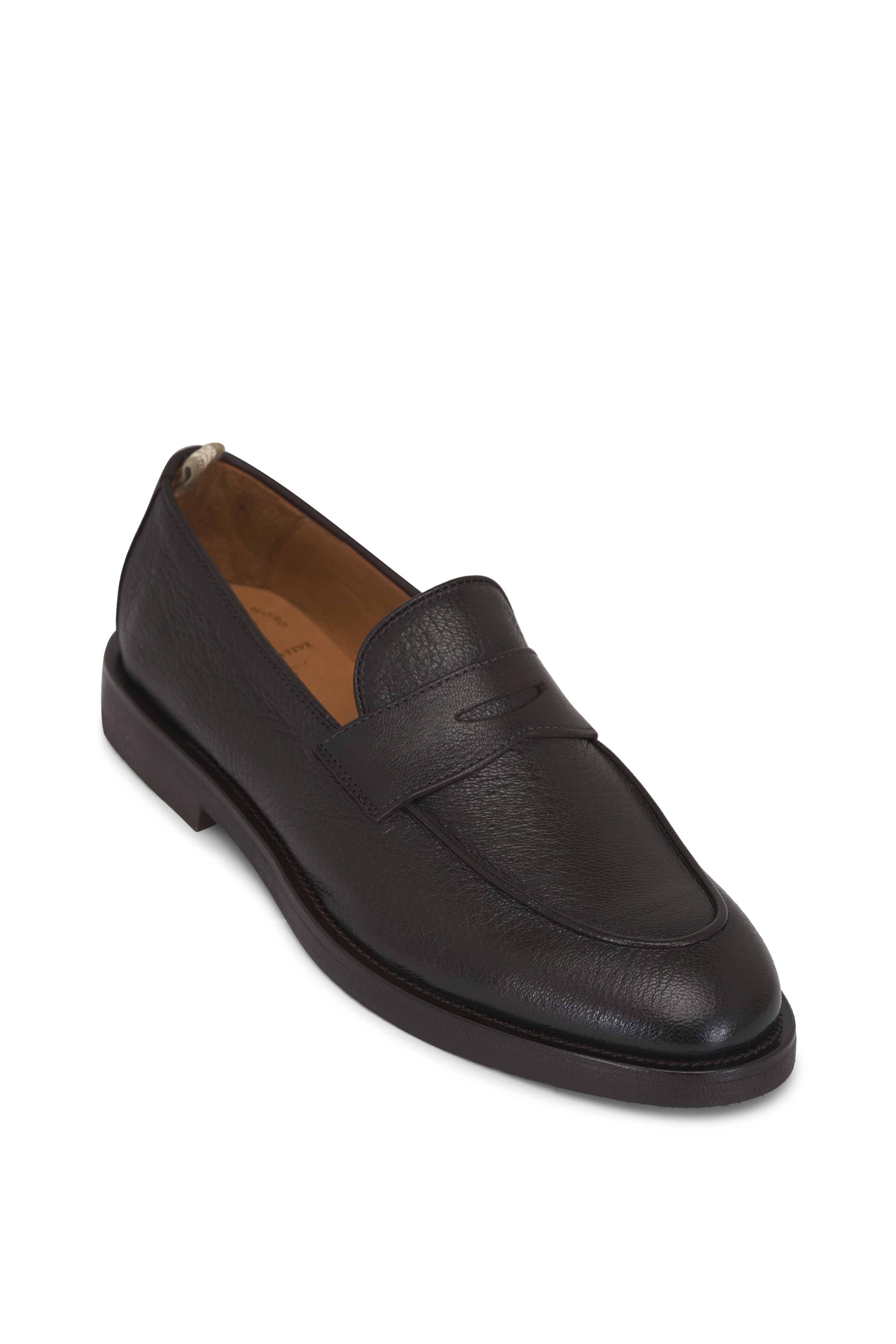 H.S. Trask Mens Sawyer Brown Burnished Leather Loafer Shoes Size 10 M MSRP $210 Trask - Sawyer Brown Burnished Leather Loafer | Mitchell Stores main image 2
