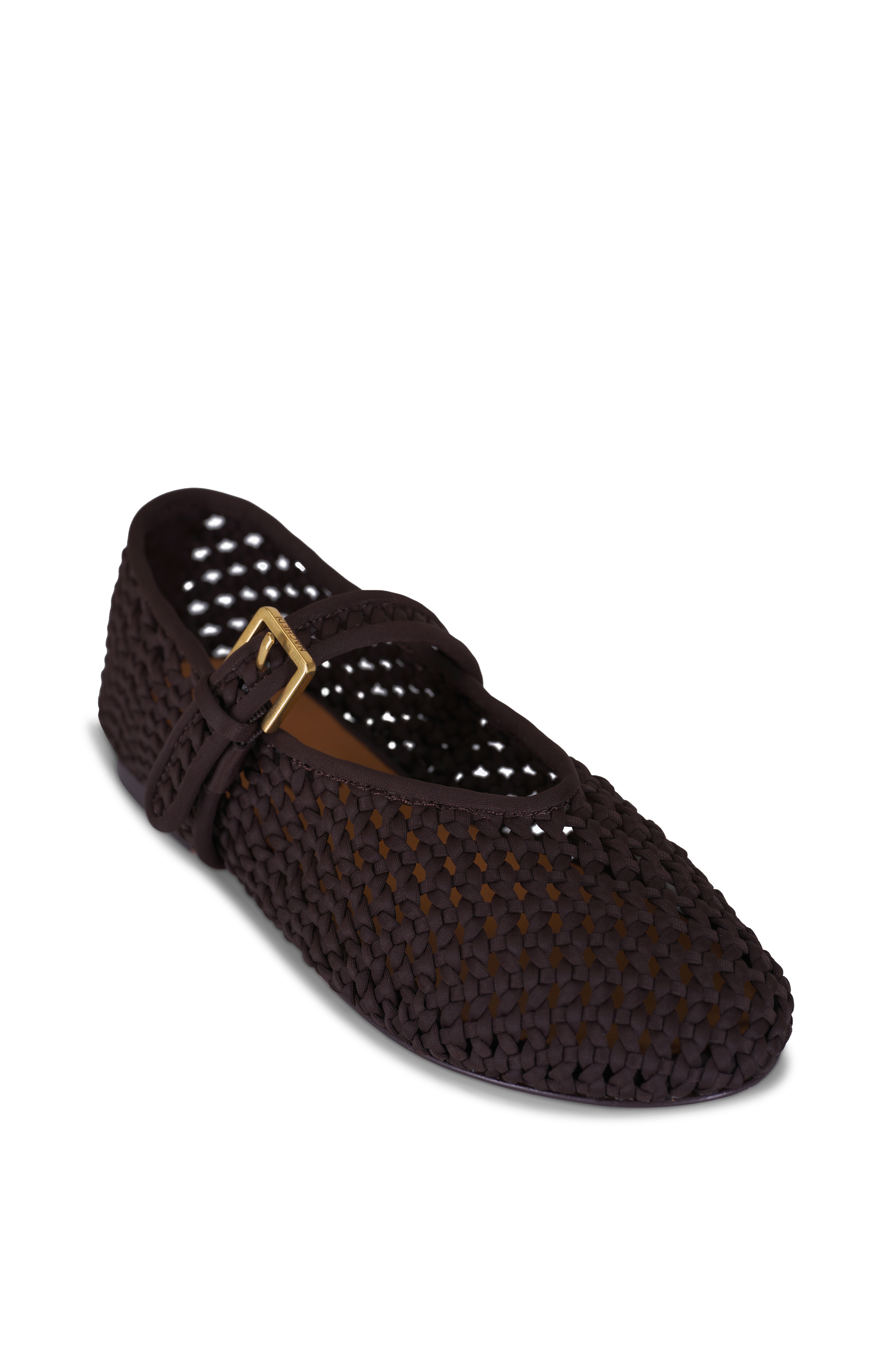 Francesco Russo - Leopard Velvet Pointed Ballet Flat