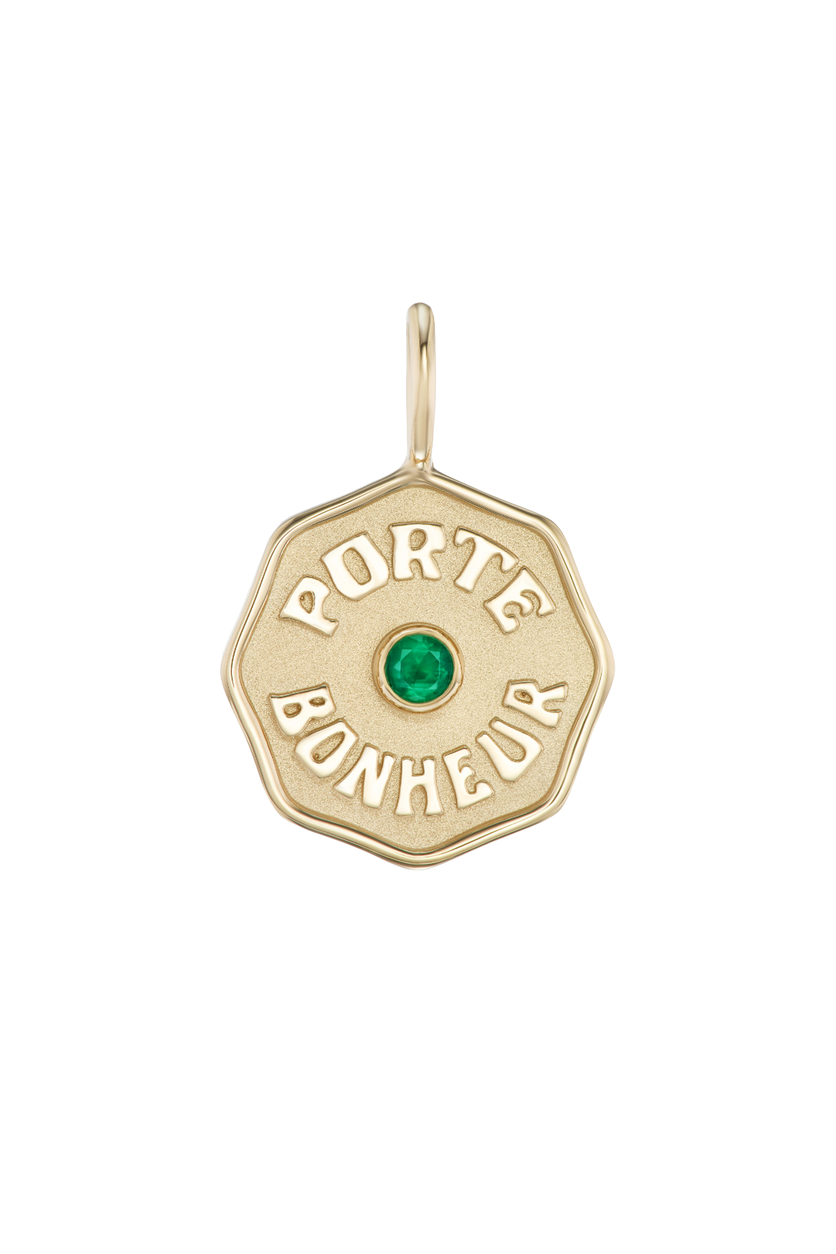 ⌘ Porte-Bonheur ⌘ Marlo Laz - 14k Yellow Gold Diamond Porte Bonheur Charm