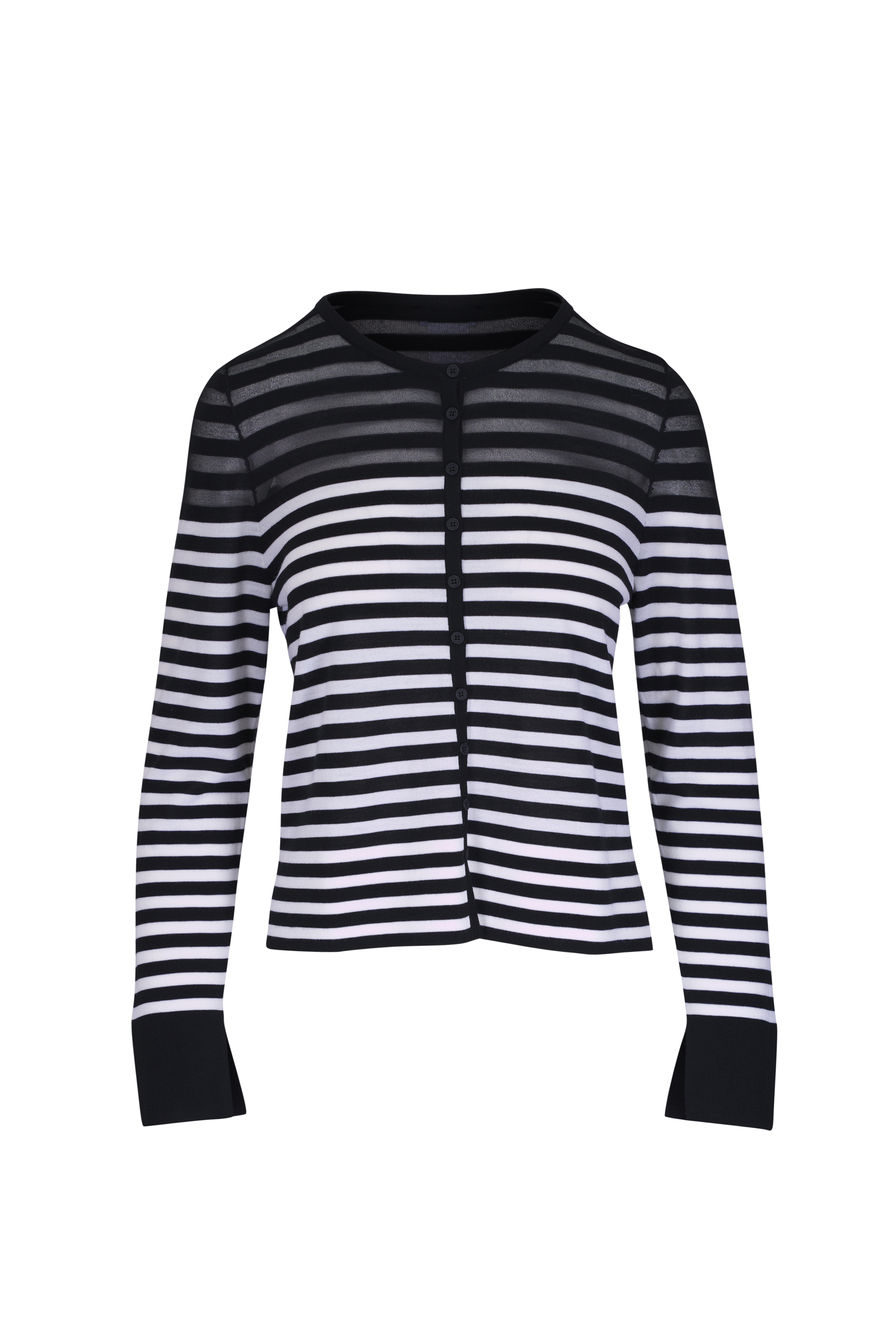 R13 - Chain Embellished Black Wool Cardigan | Mitchell Stores