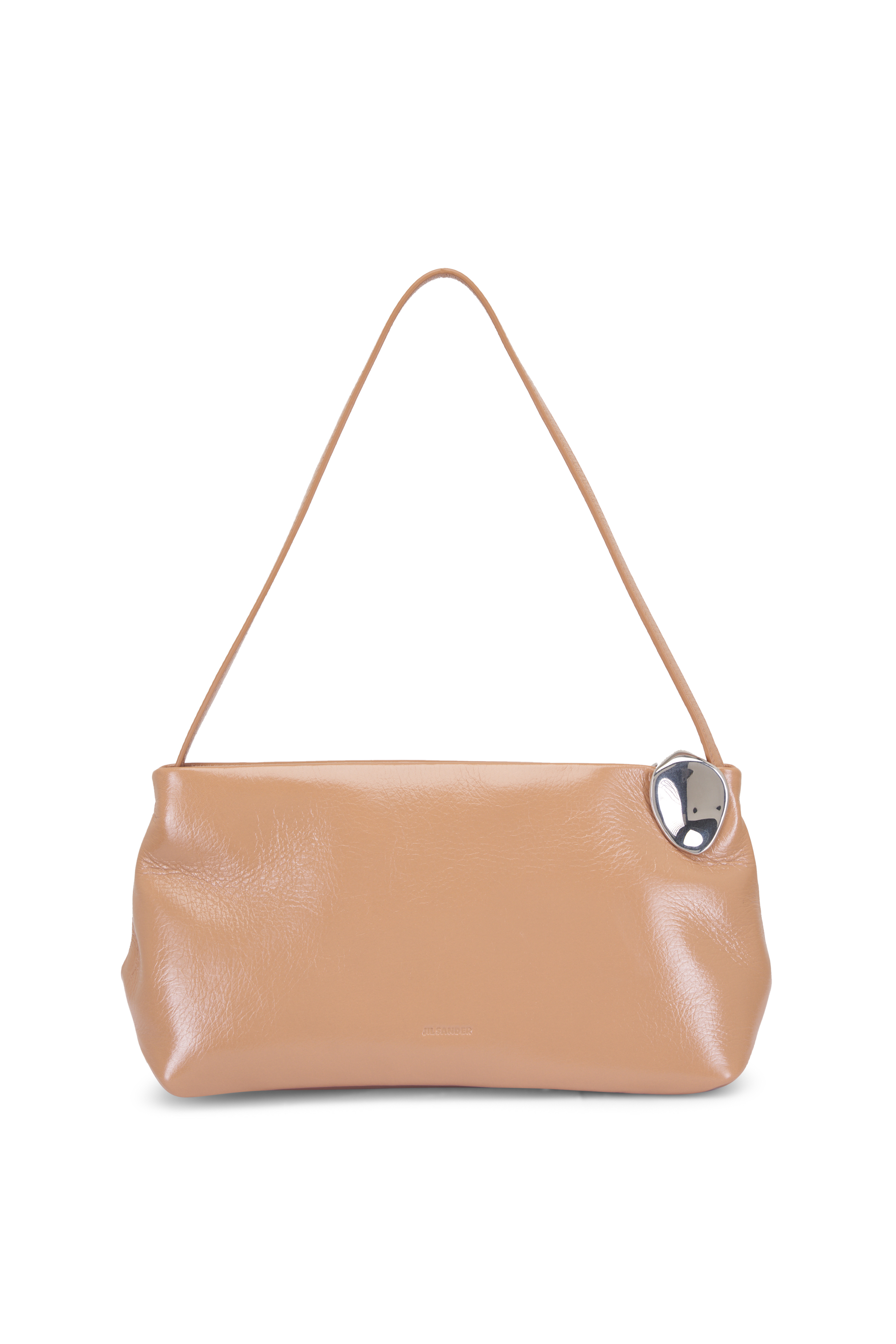 Jil Sander - Sombrero White Leather Small Shoulder Bag