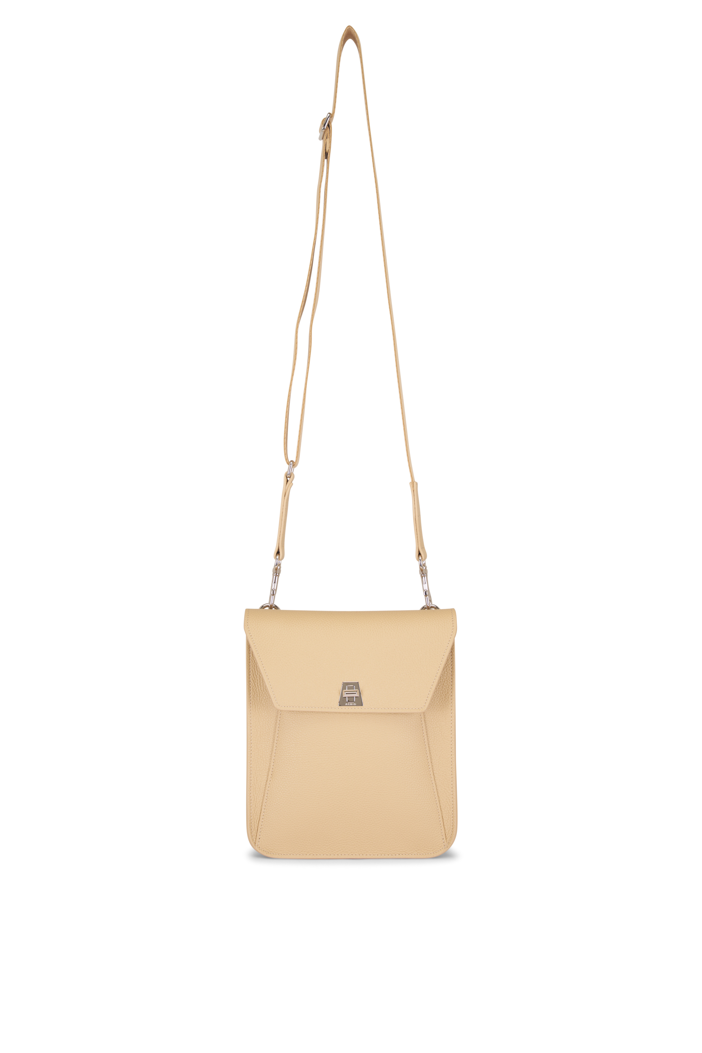Jil Sander - Mini Envelope Messenger Almond Leather Bag
