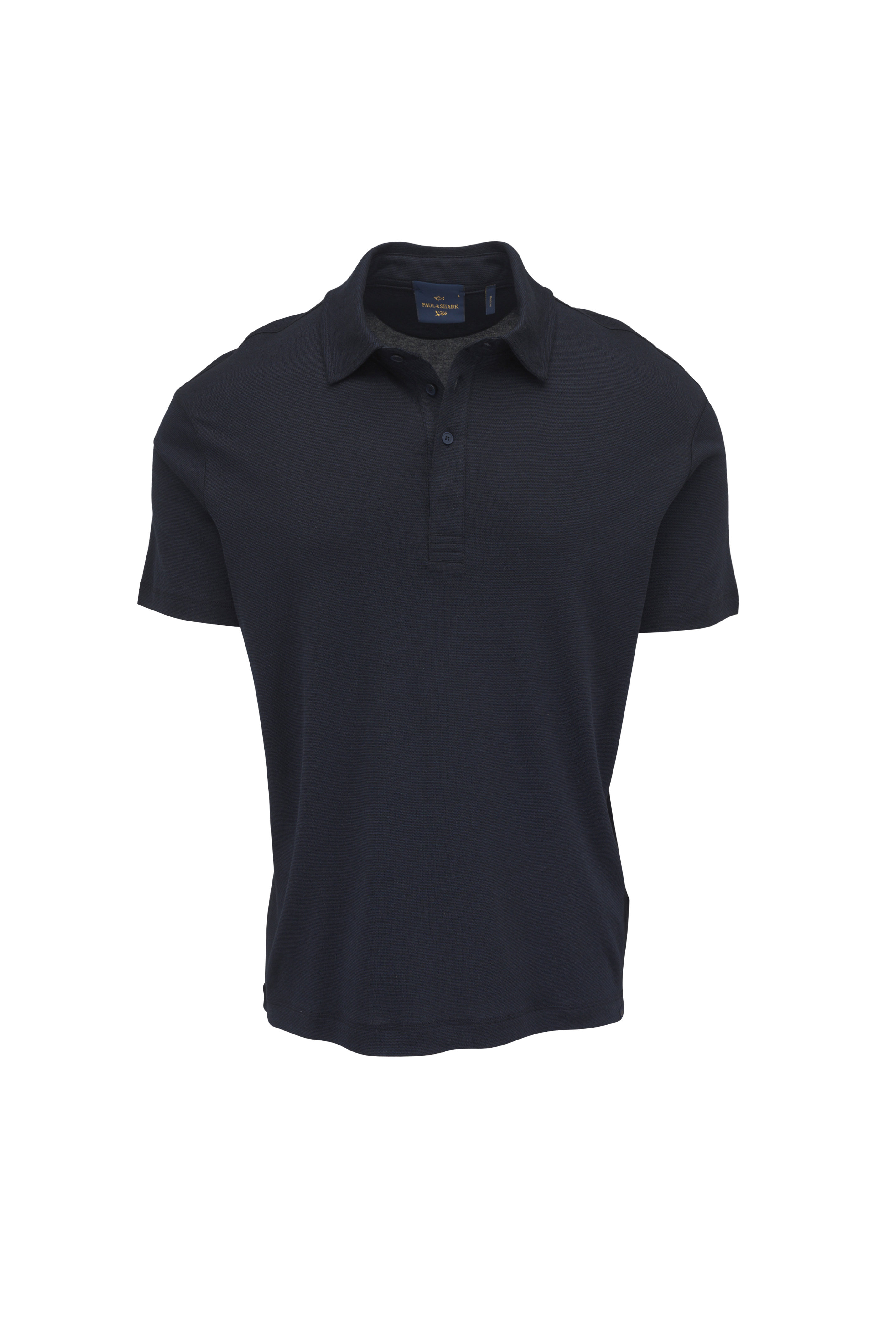 Loro Piana - Sky Blue Cotton Pique Polo | Mitchell Stores