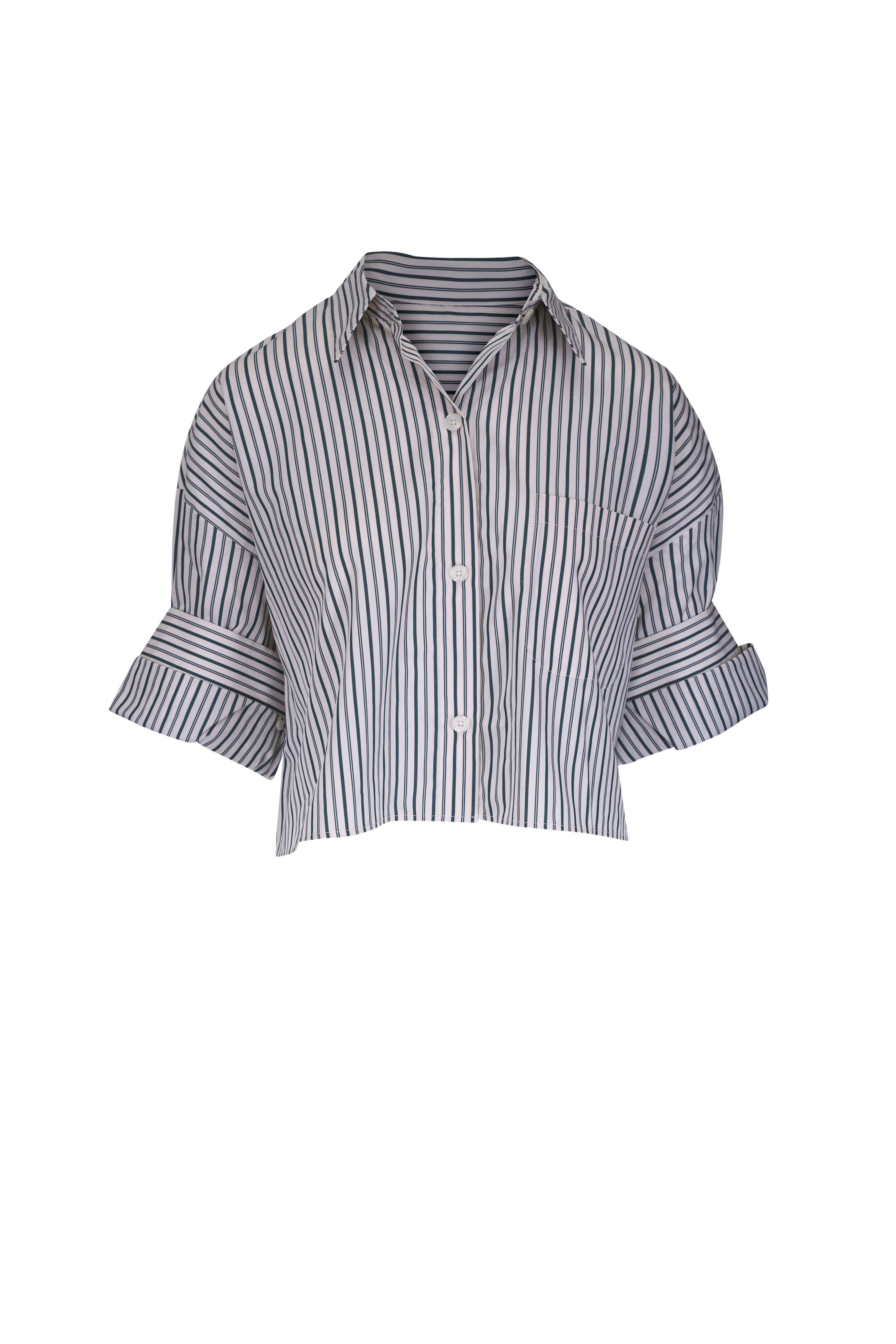 トップス mayupeach TWP - Red and White Stripe Next Ex Shirt | Mitchell Stores