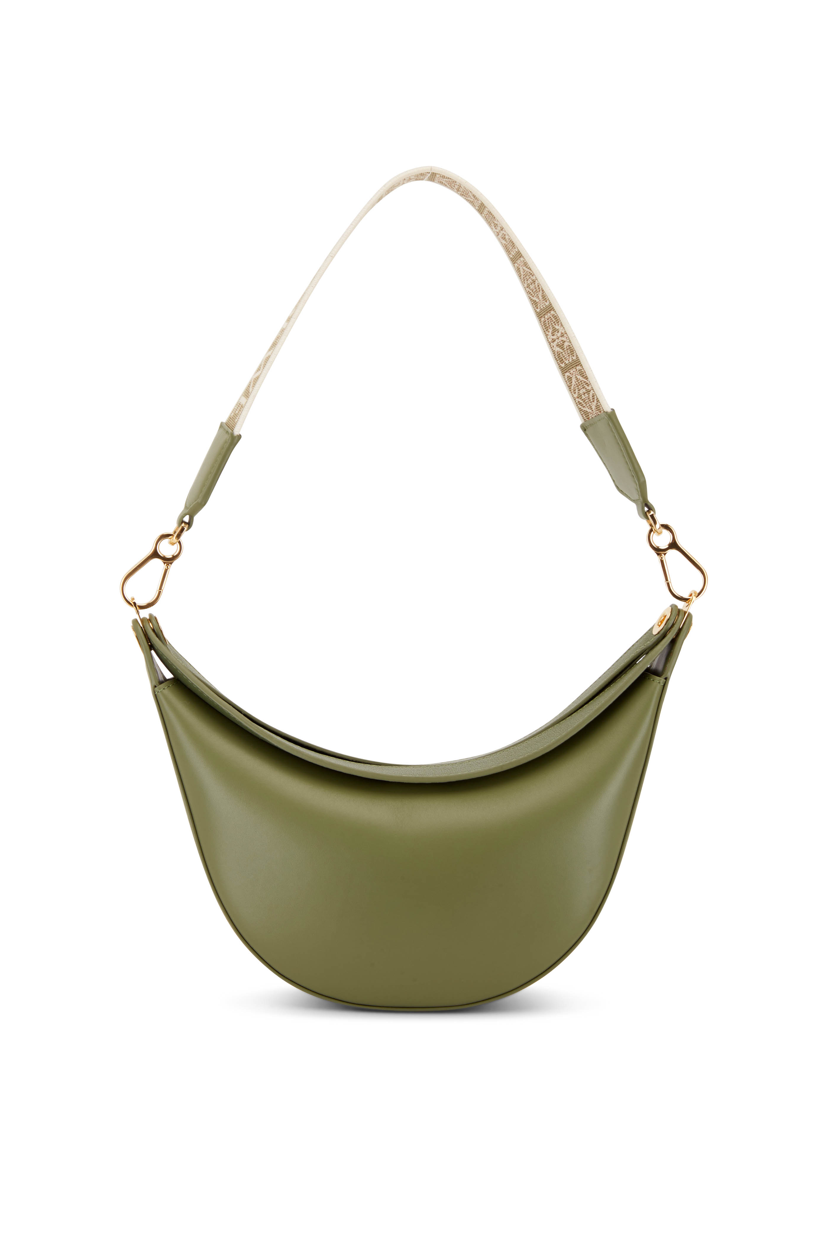 Loewe Puffer Goya Mini Embellished Padded Shell Shoulder Bag in Green