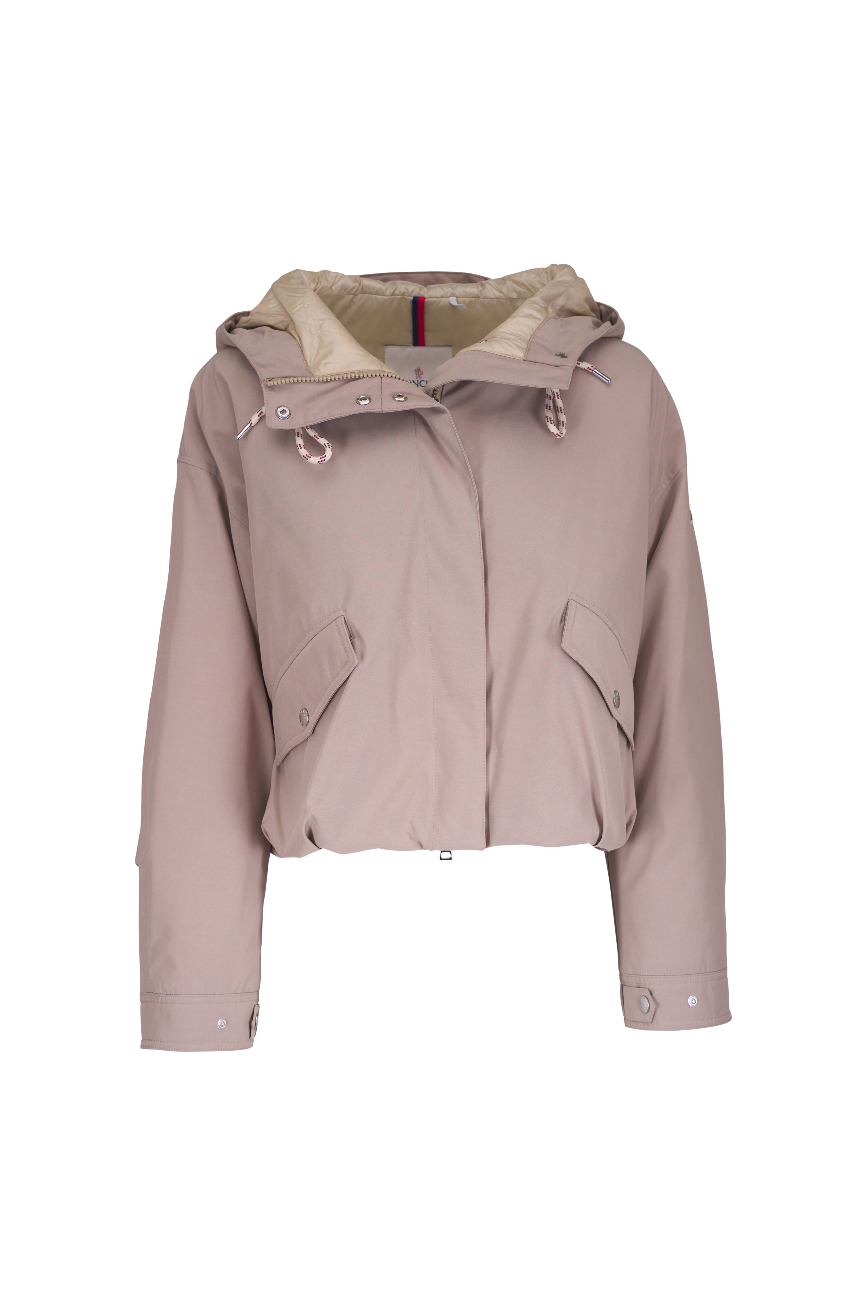 Moncler - Papillon Shiny Brown Down Jacket | Mitchell Stores