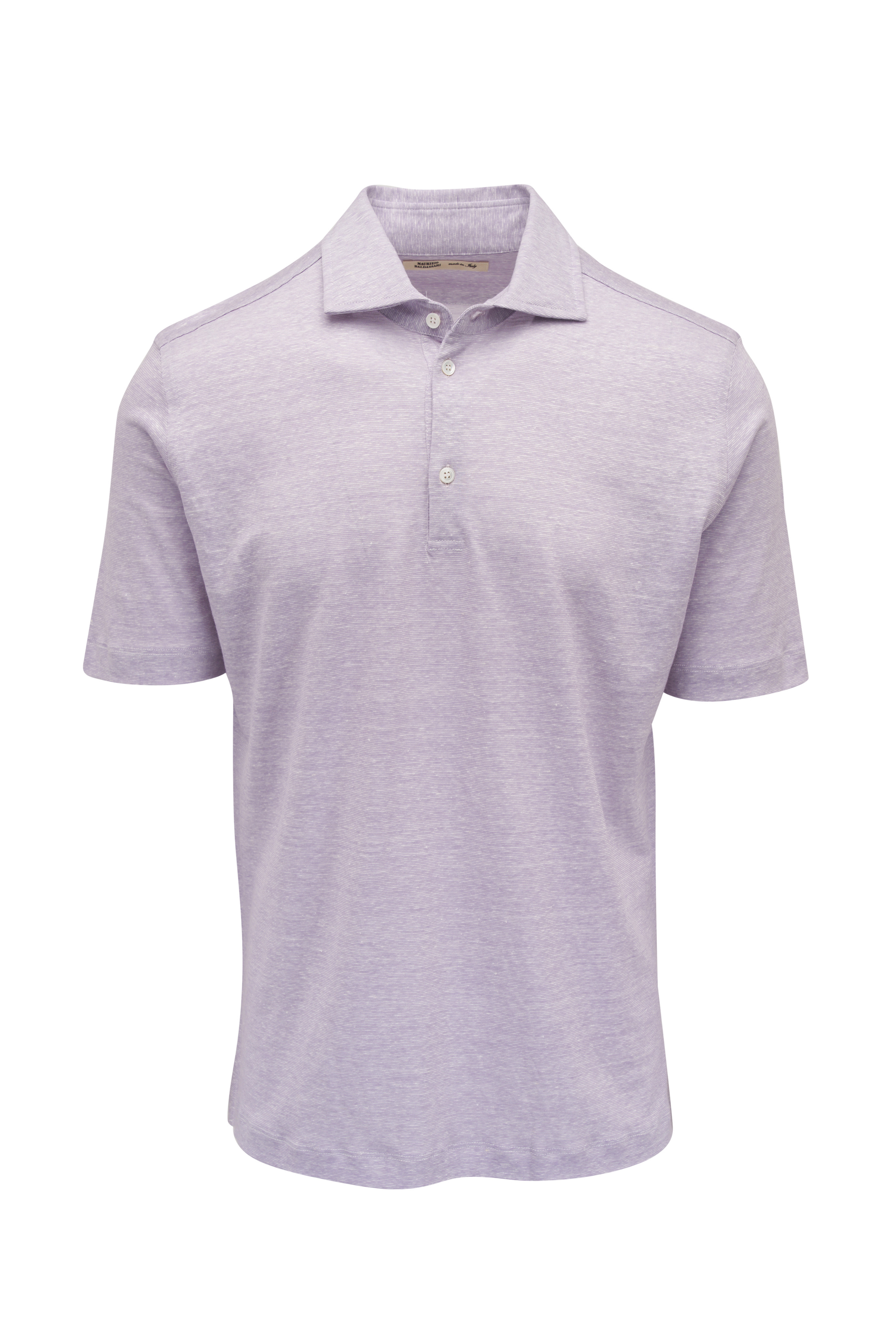 Ralph Lauren Purple Label - Purple Monogram Piqué Polo