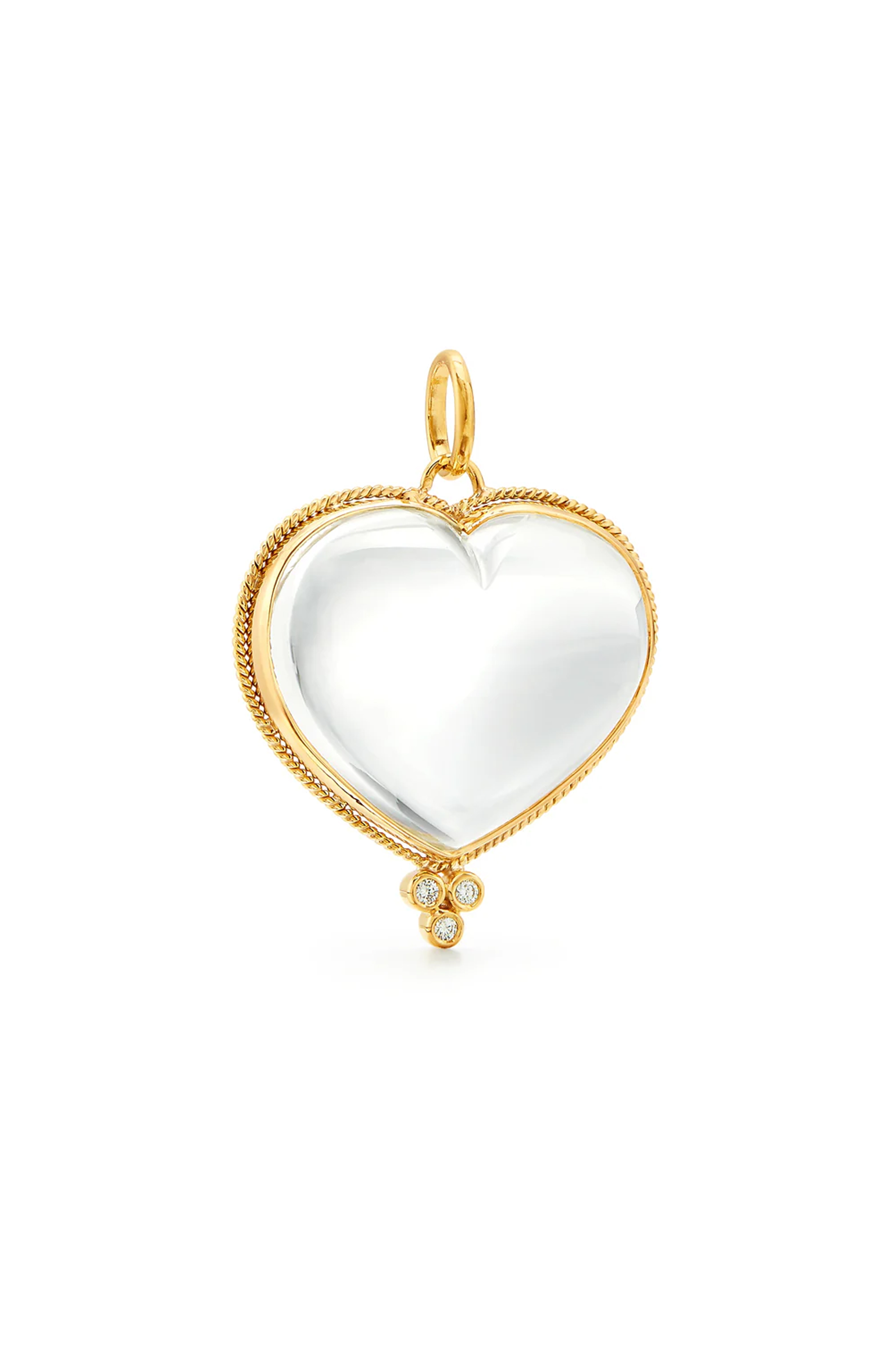 Temple St. Clair - 18K Gold Crystal, Moonstone & Tanzanite Amulet