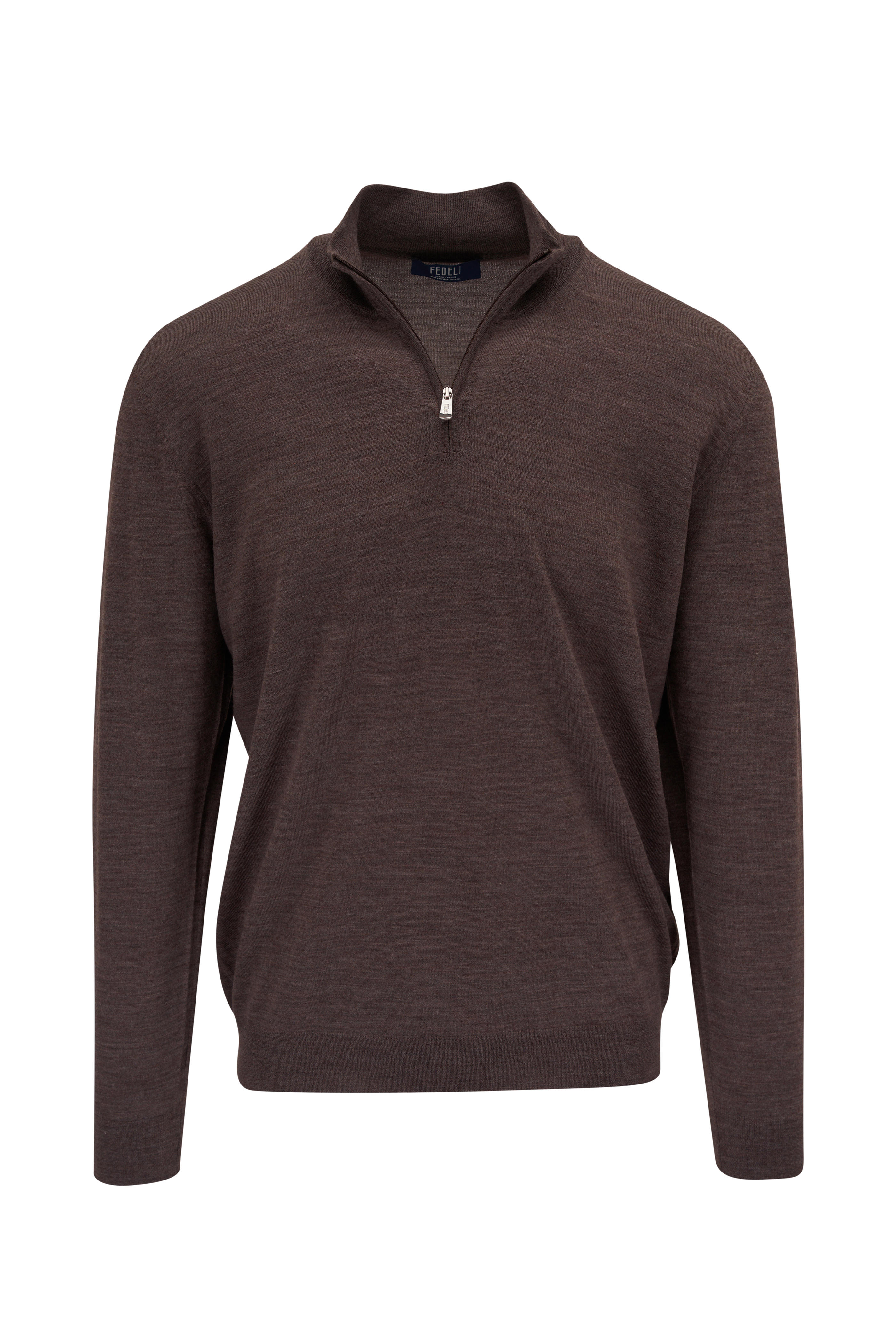 qualia double neck pullover グレーTYPE B