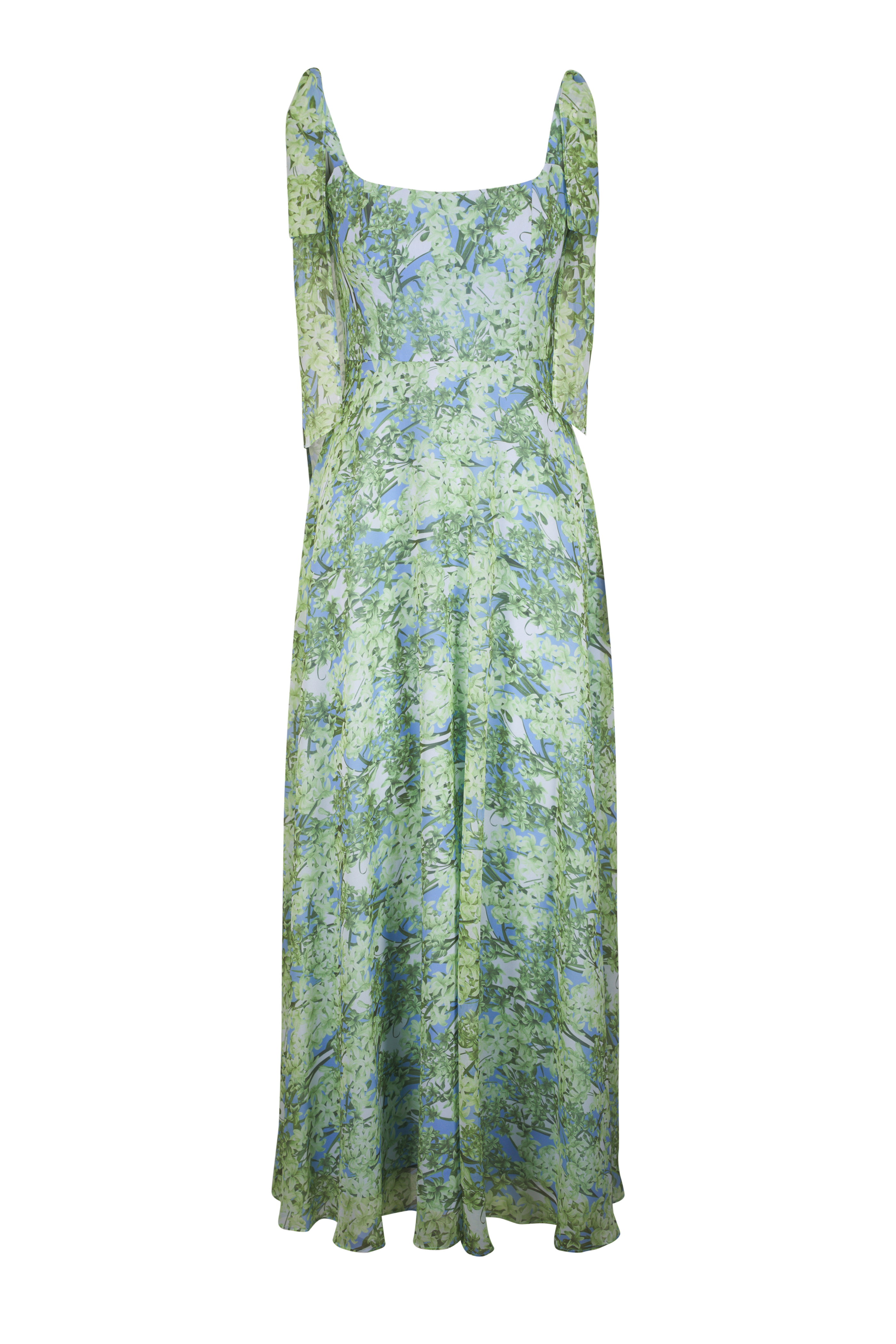 Sachin + Babi - Bianca Carnation Pink Bouquet Print Gown Sachin + Babi - Bianca Carnation Pink Bouquet Print Gown