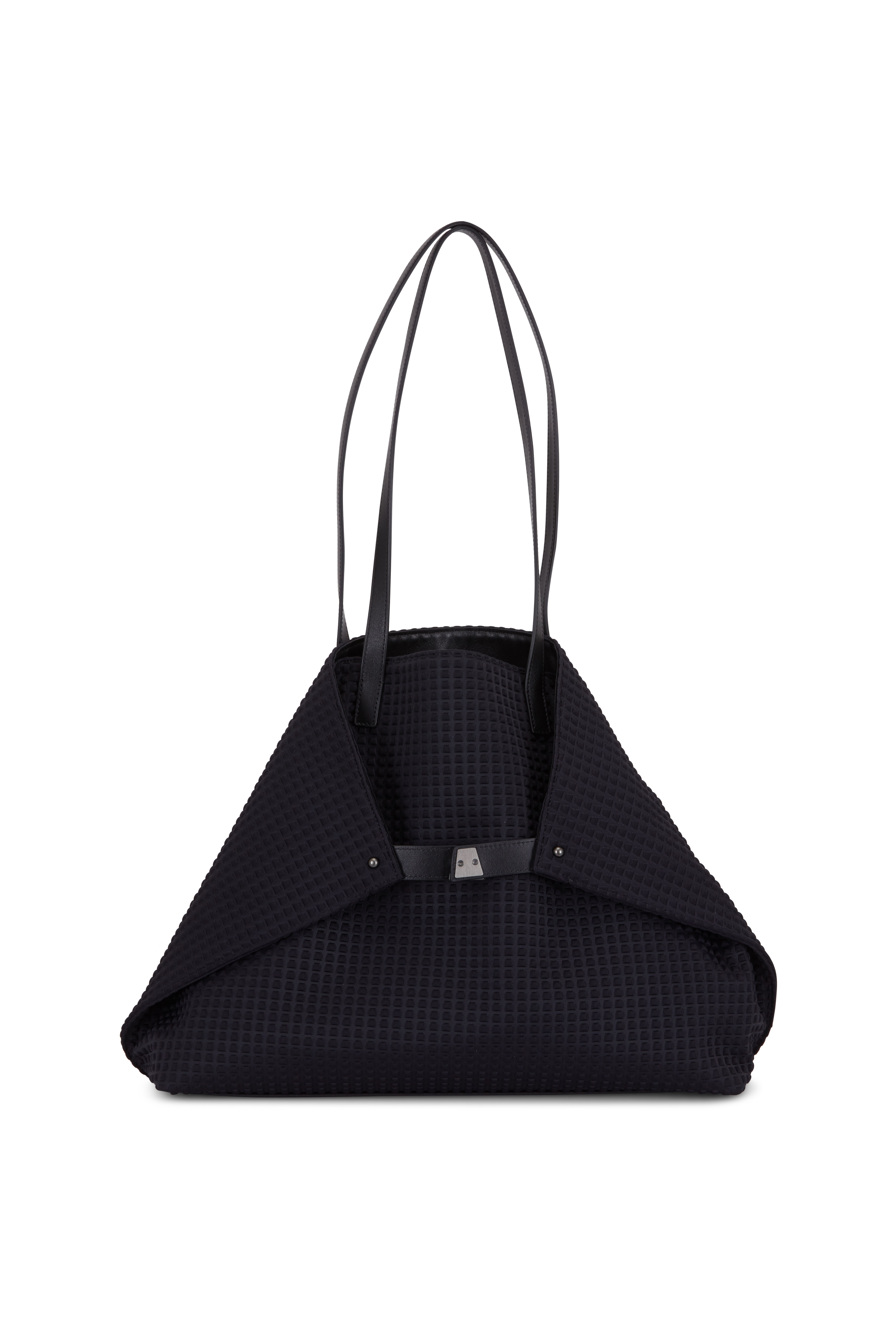 Jimmy Choo - Nine 2 Five Black Grainy Leather Tote Bag